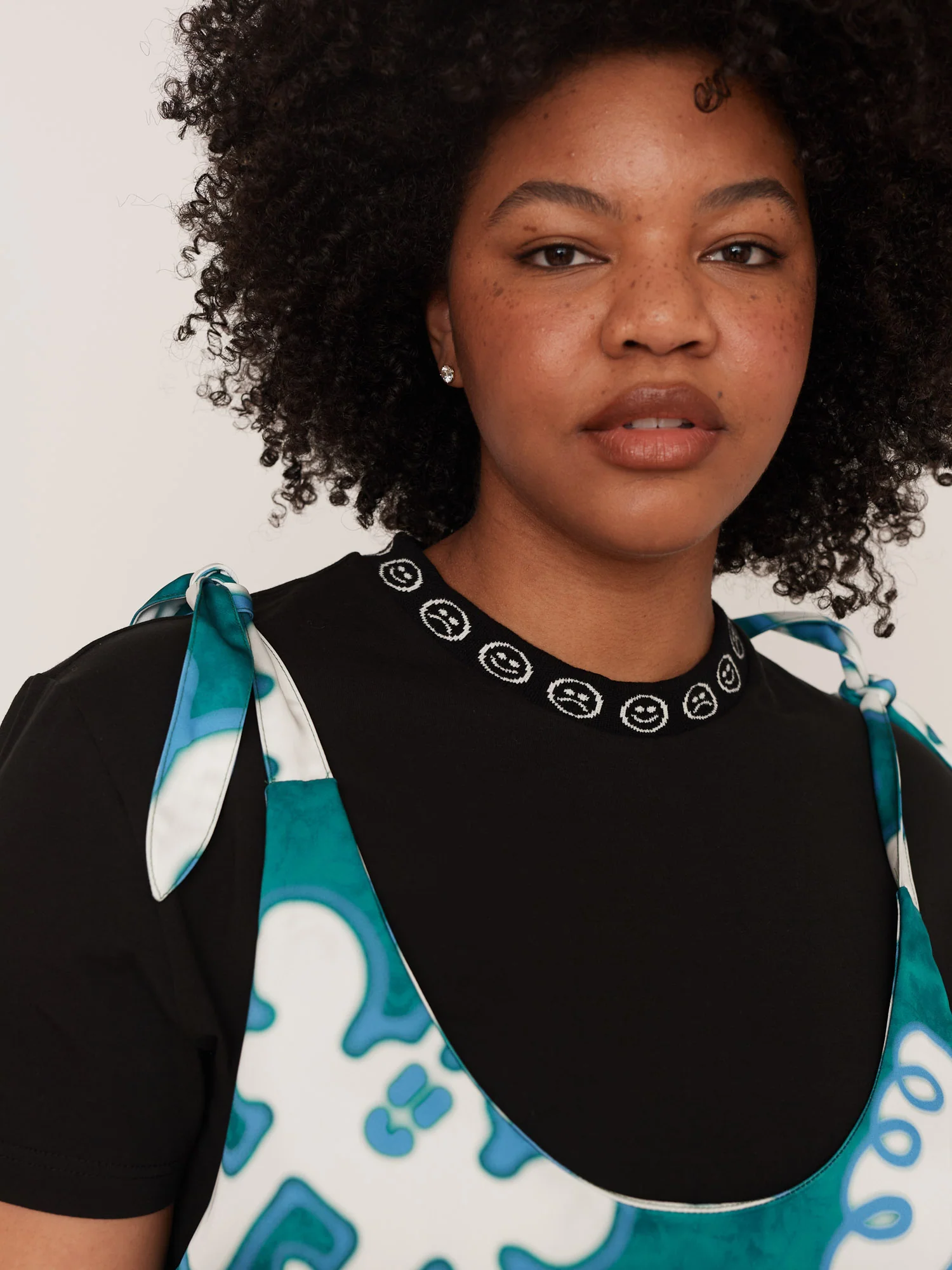 Acid Butterfly Tie Shoulder Dress - Image 4
