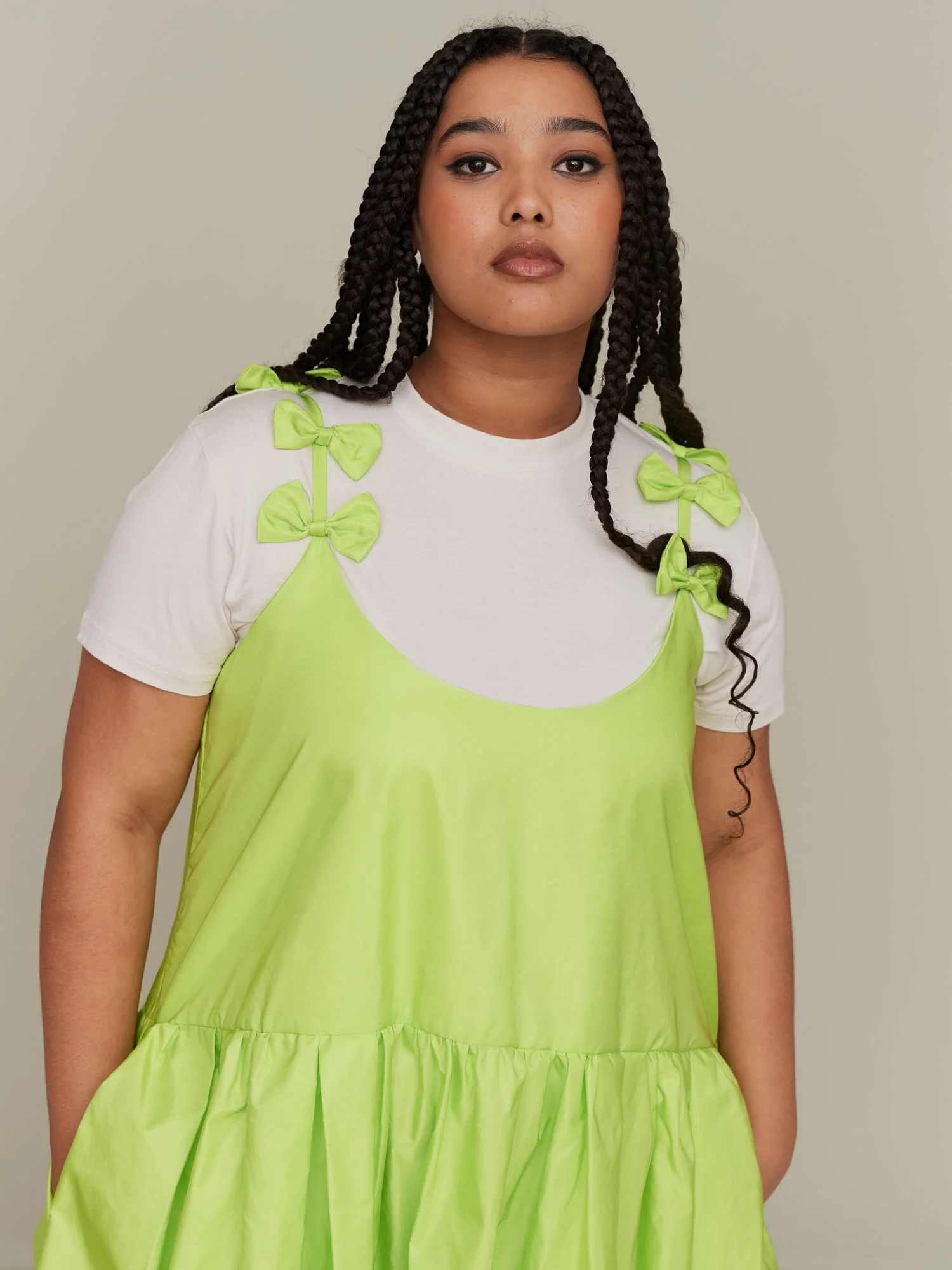 G.E.M Acid Lime Party Dress - Image 5