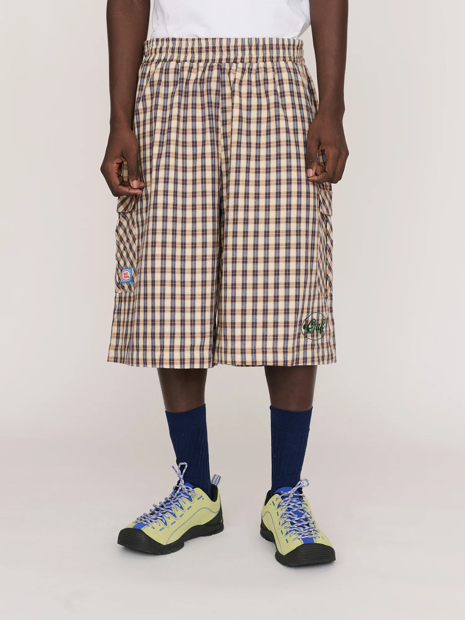 All Aboard Long Check Shorts - Image 3