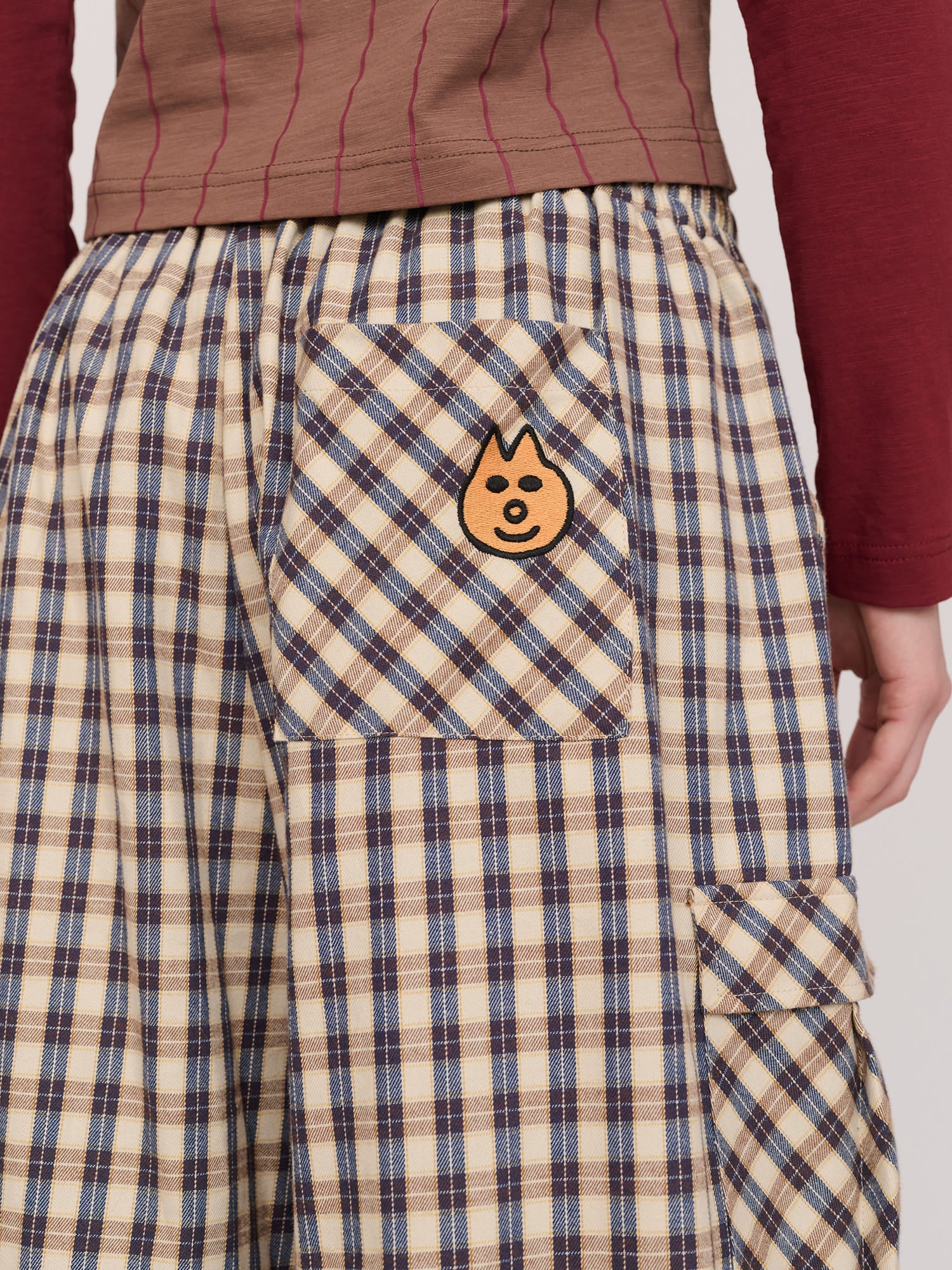 All Aboard Long Check Shorts - Image 5
