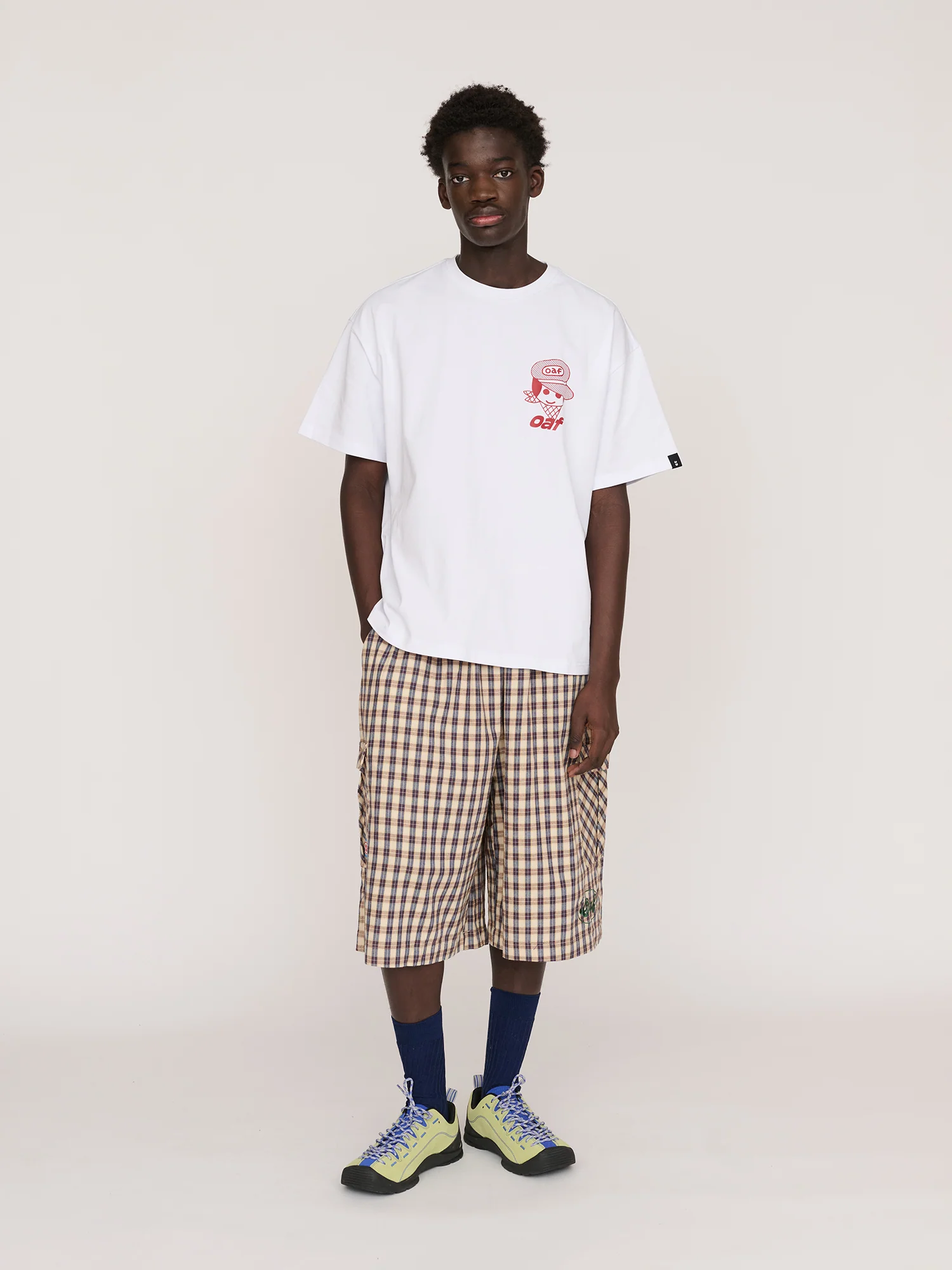 All Aboard Long Check Shorts - Image 6