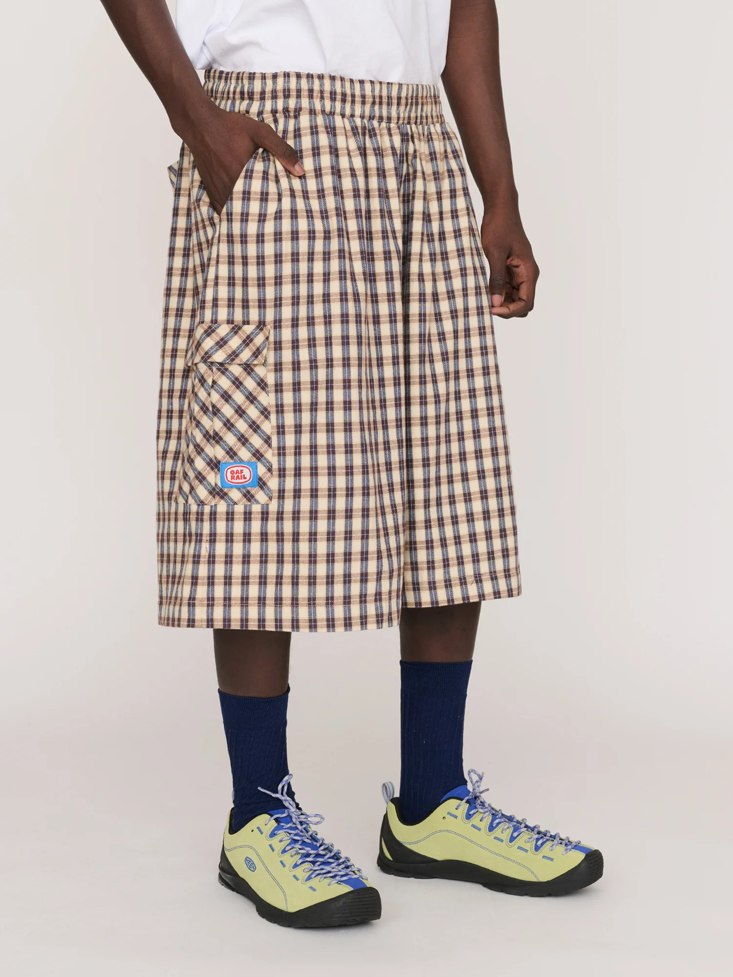 All Aboard Long Check Shorts - Image 8