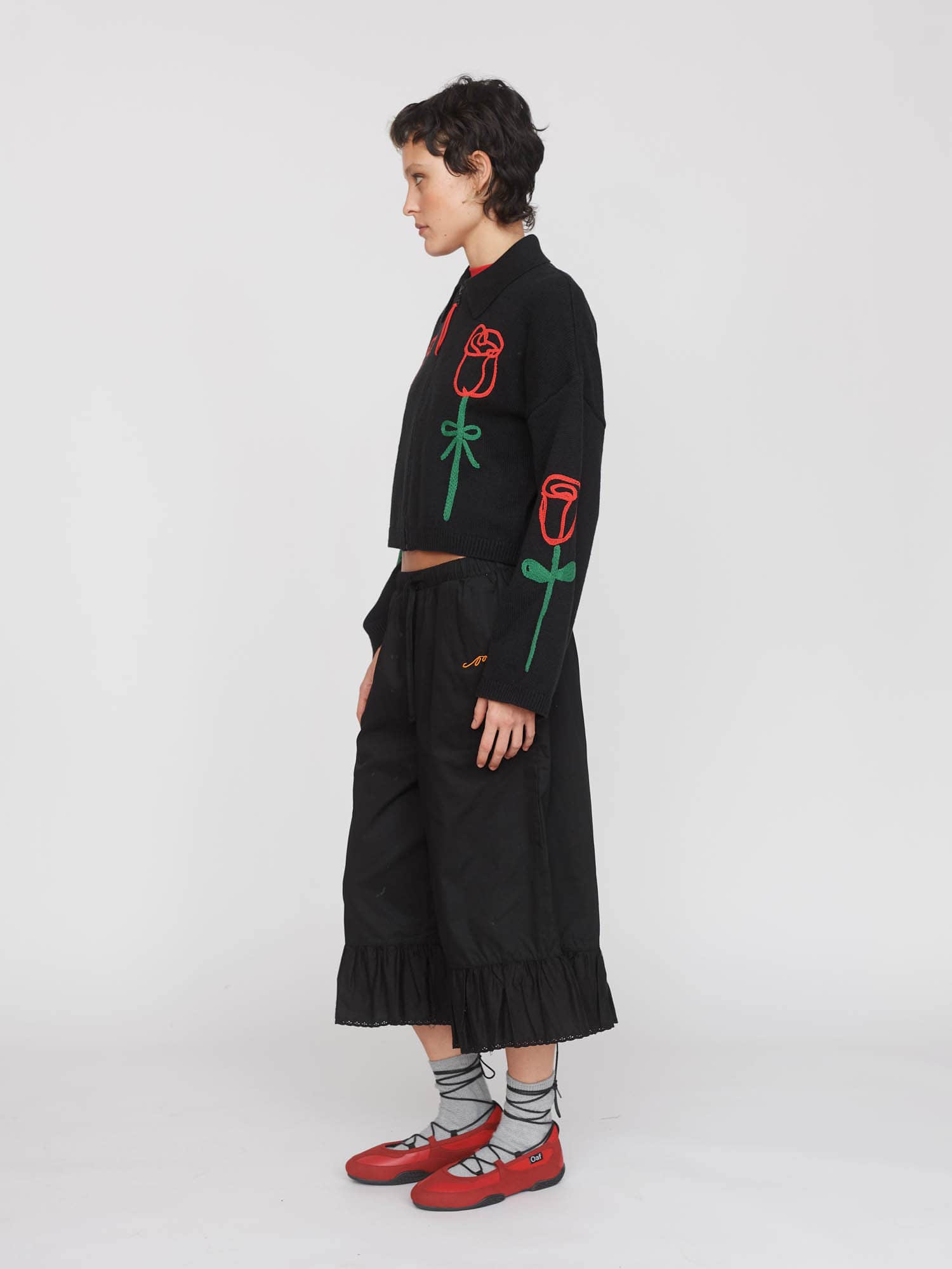 All Roses Zip Cardigan - Image 7