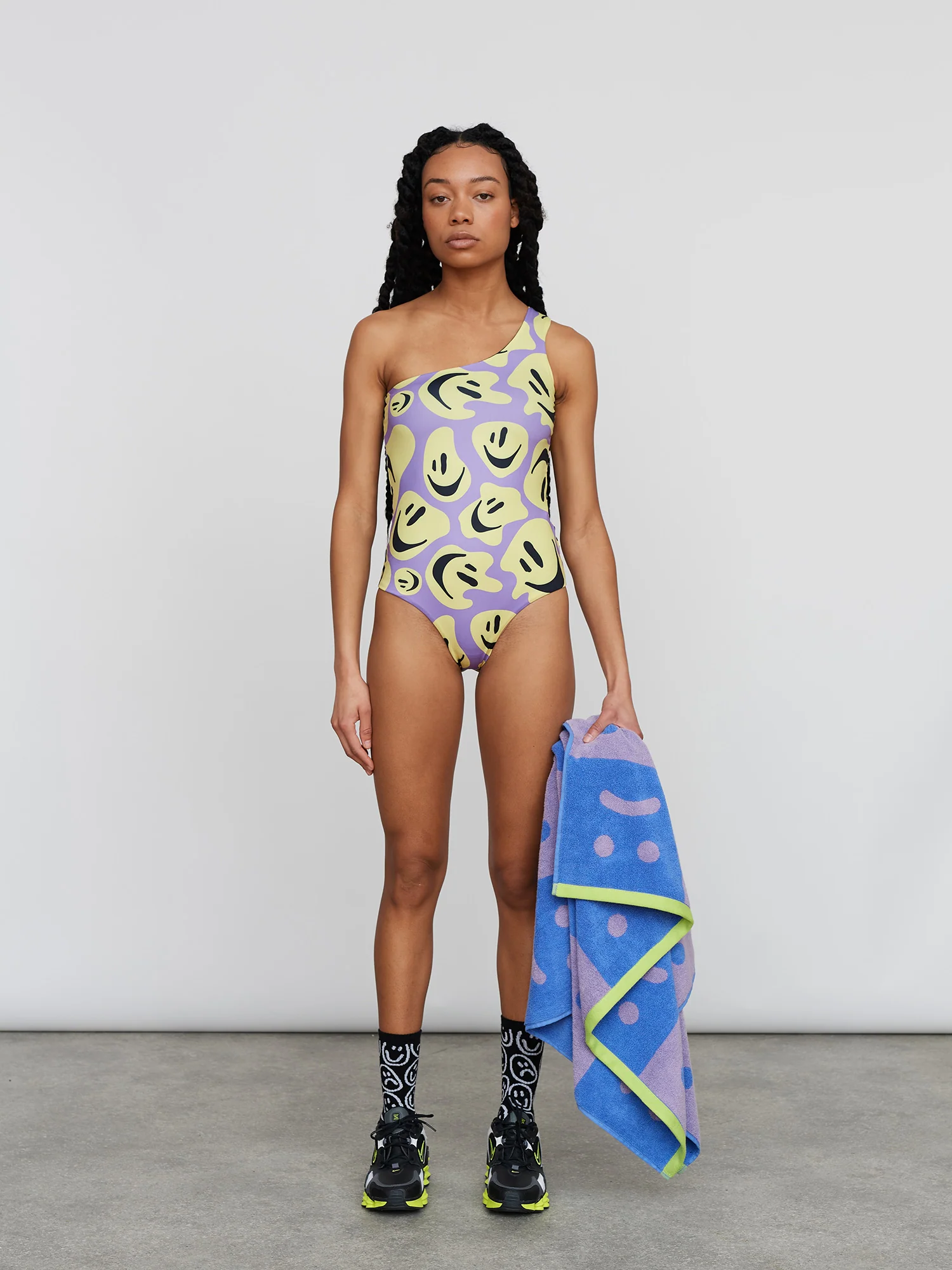 All Smiles One Shoulder Swimsuit