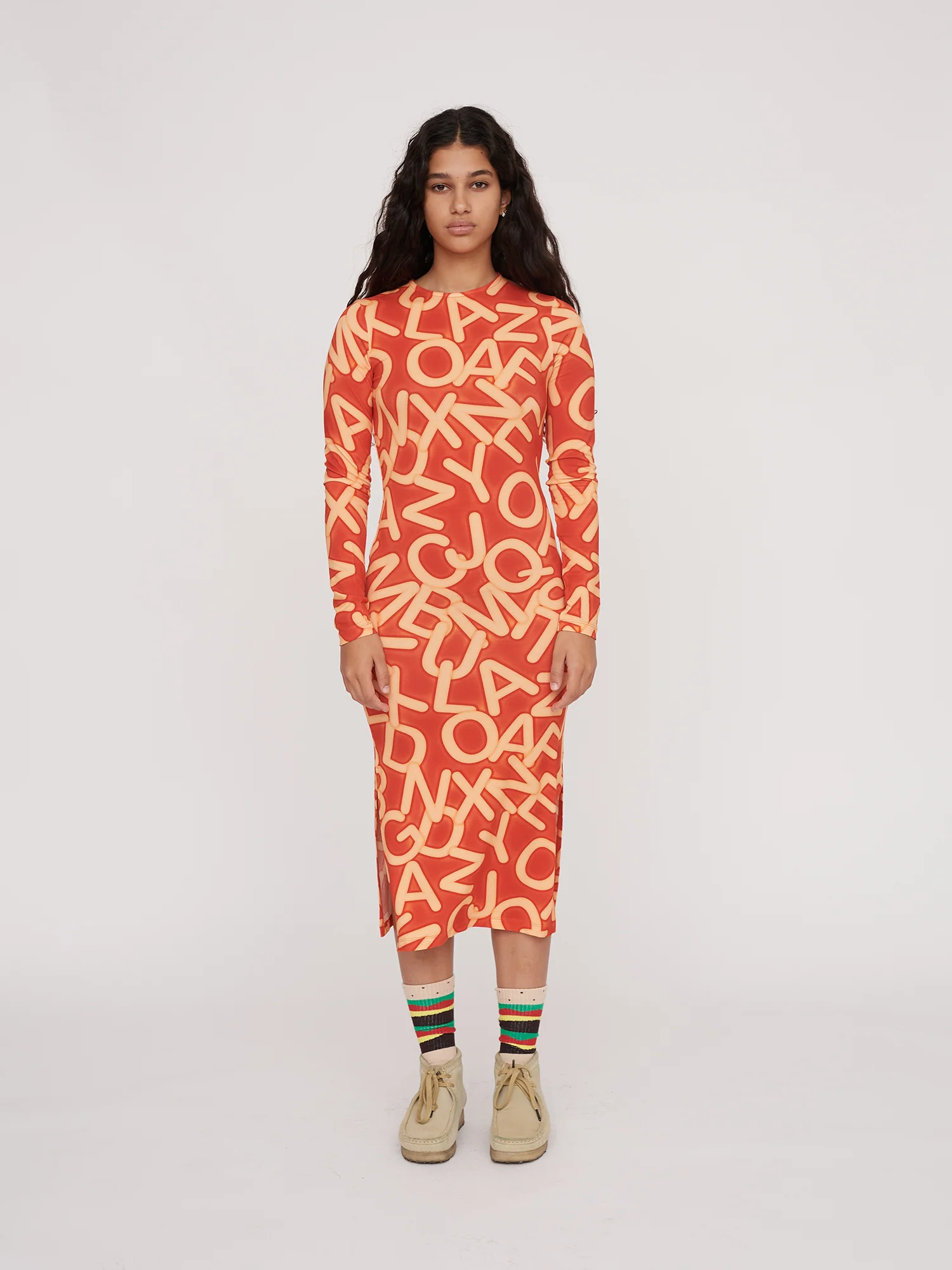 Alphabetti Fitted Dress