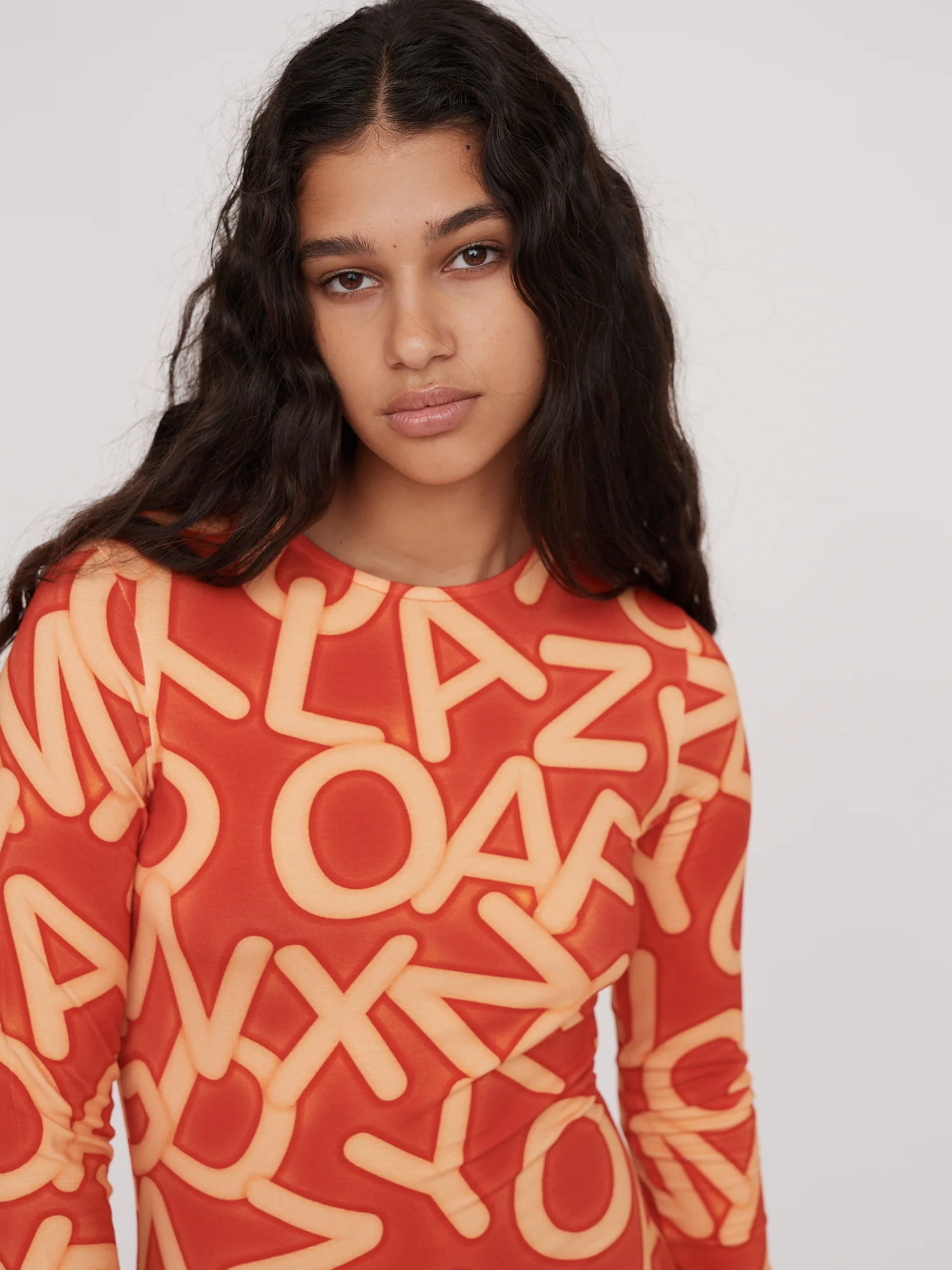 Alphabetti Fitted Dress - Image 6