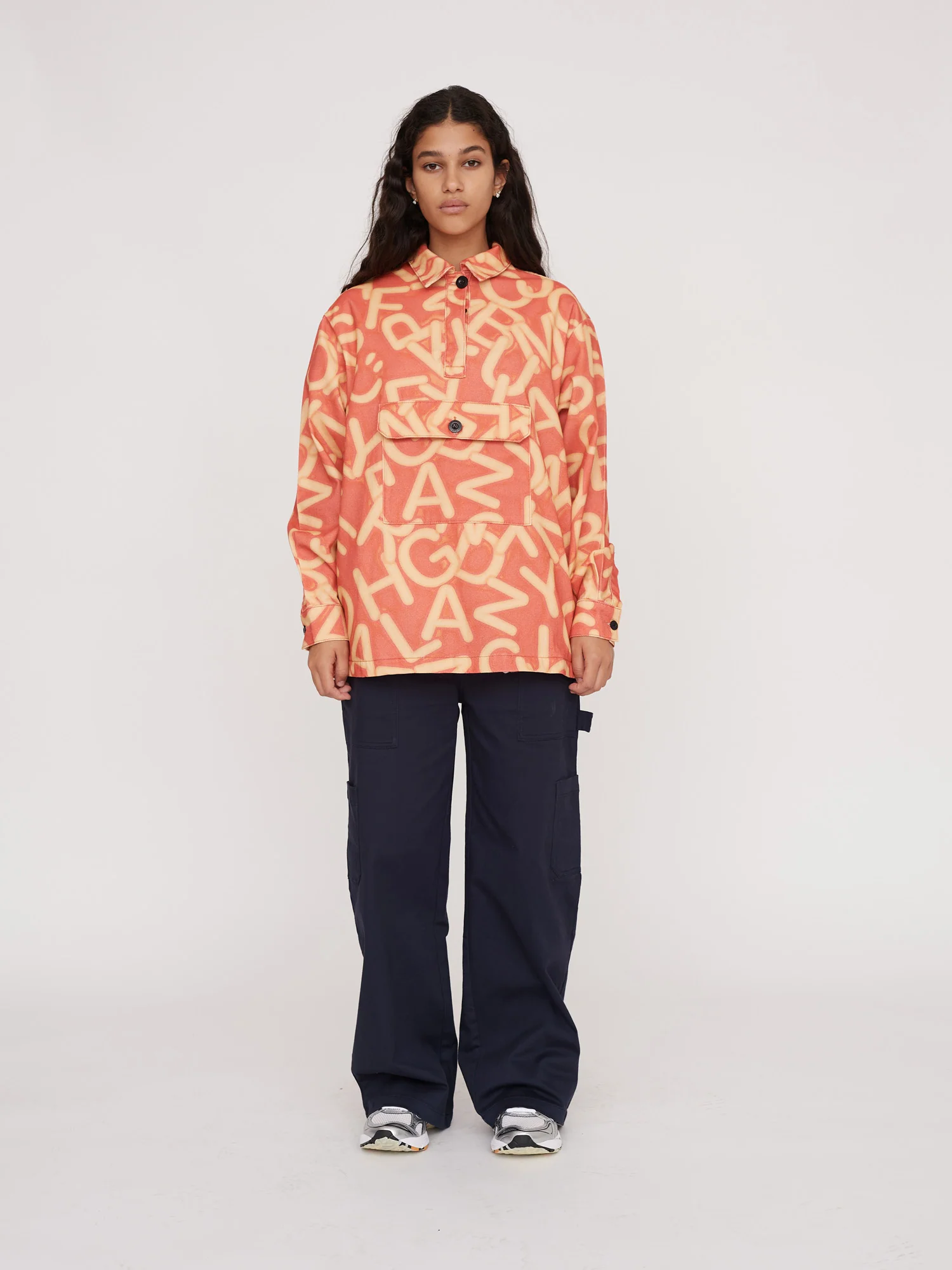 Alphabetti Smock Overshirt - Image 3