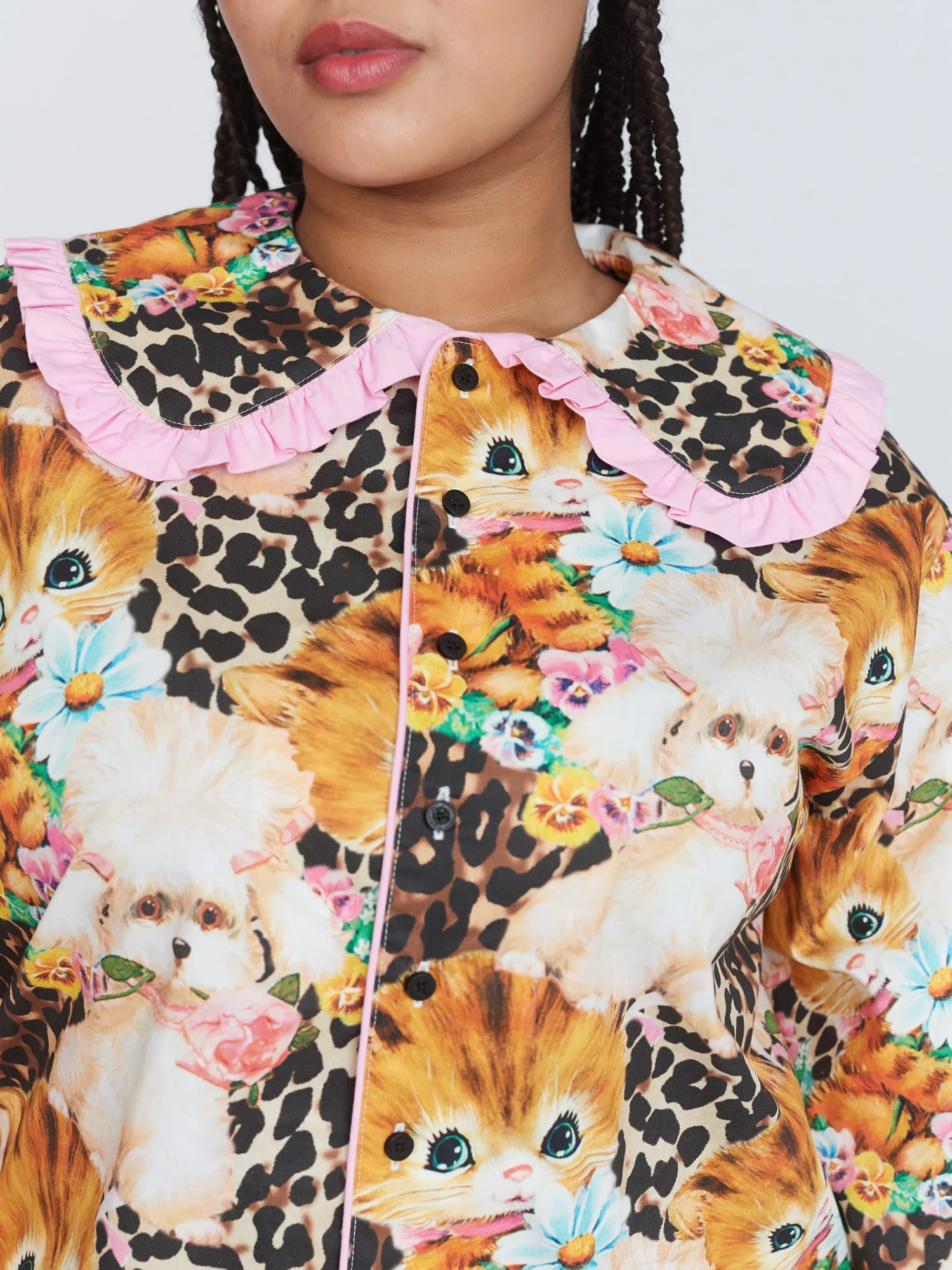 Animal Picnic Pyjama Shirt - Image 2
