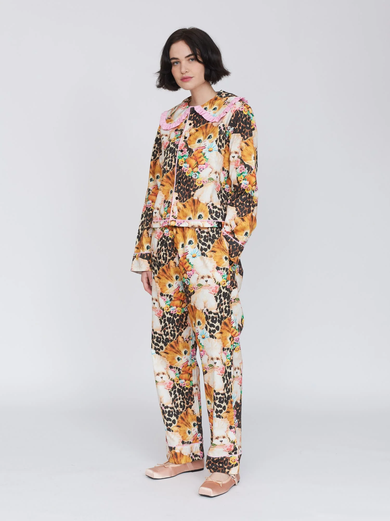 Animal Picnic Pyjama Shirt - Image 7
