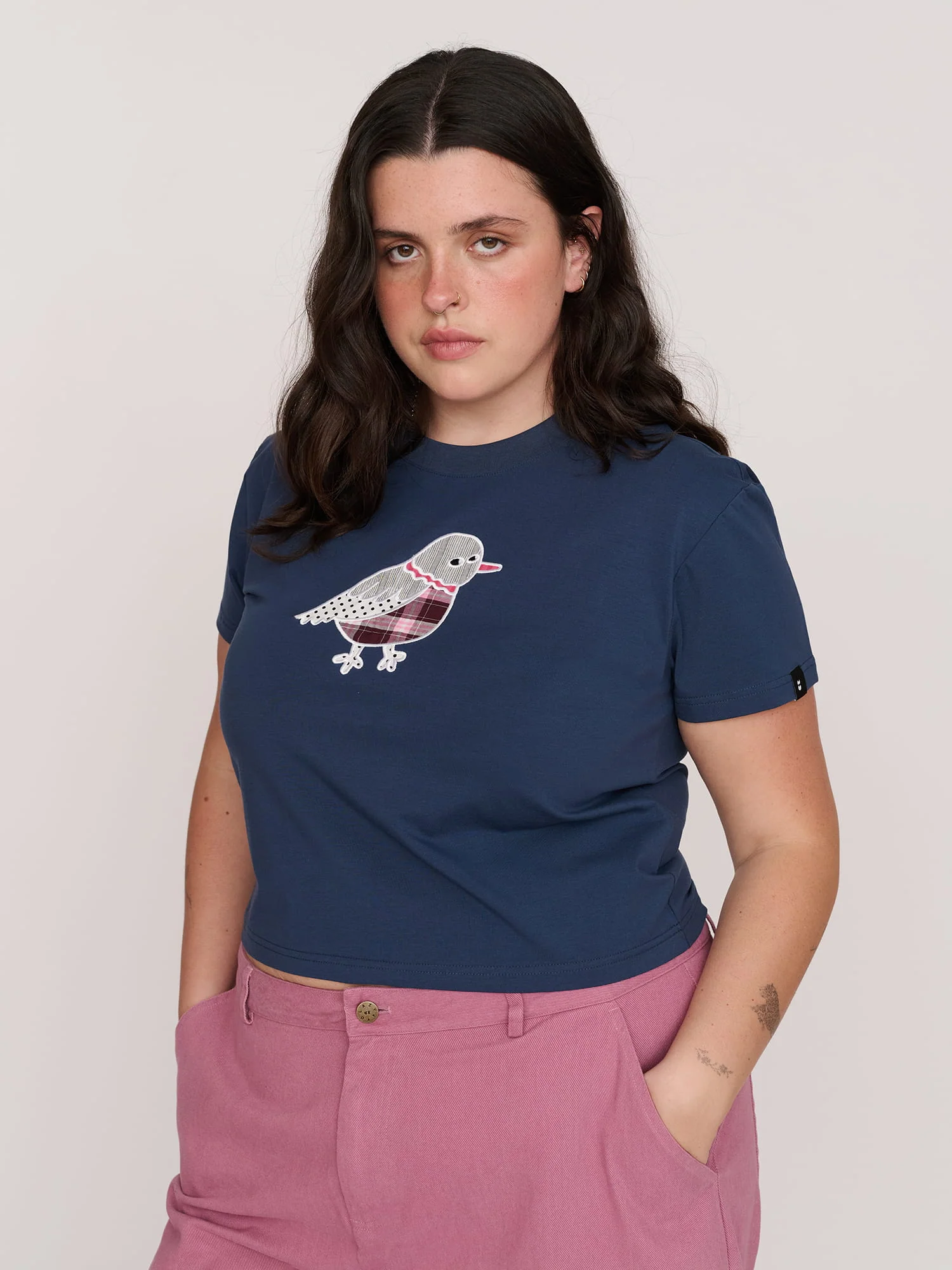 Applique Pigeon T-shirt - Image 6