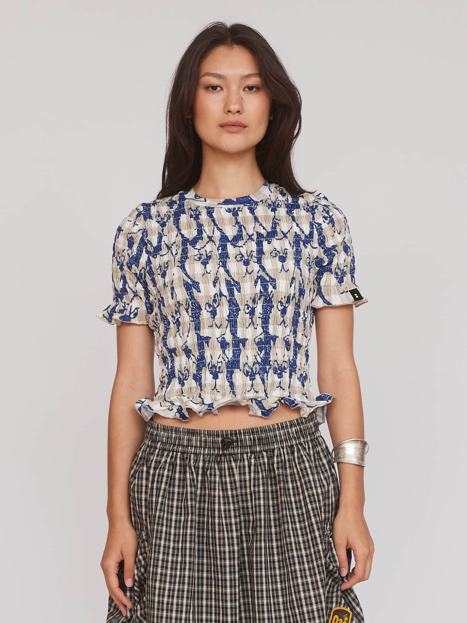 Attack Of The Cats Shirred Top - Image 2