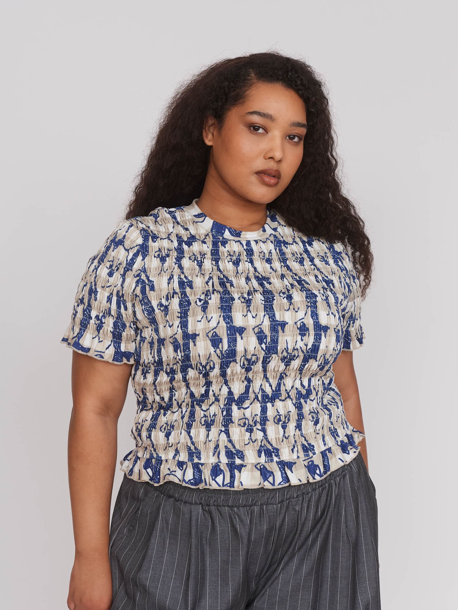 Attack Of The Cats Shirred Top - Image 4