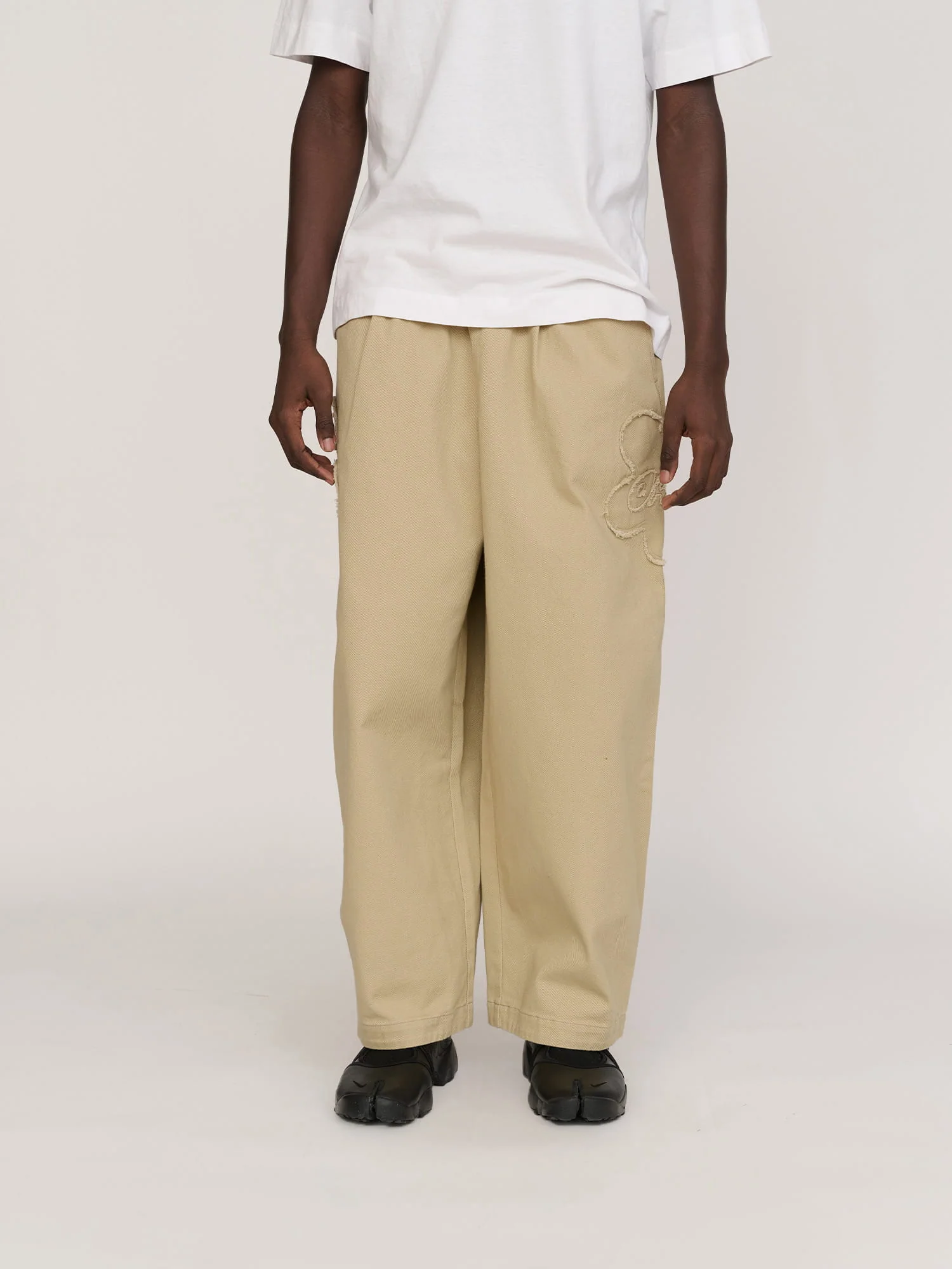 Bev Big Flower Barrel Trousers - Image 4