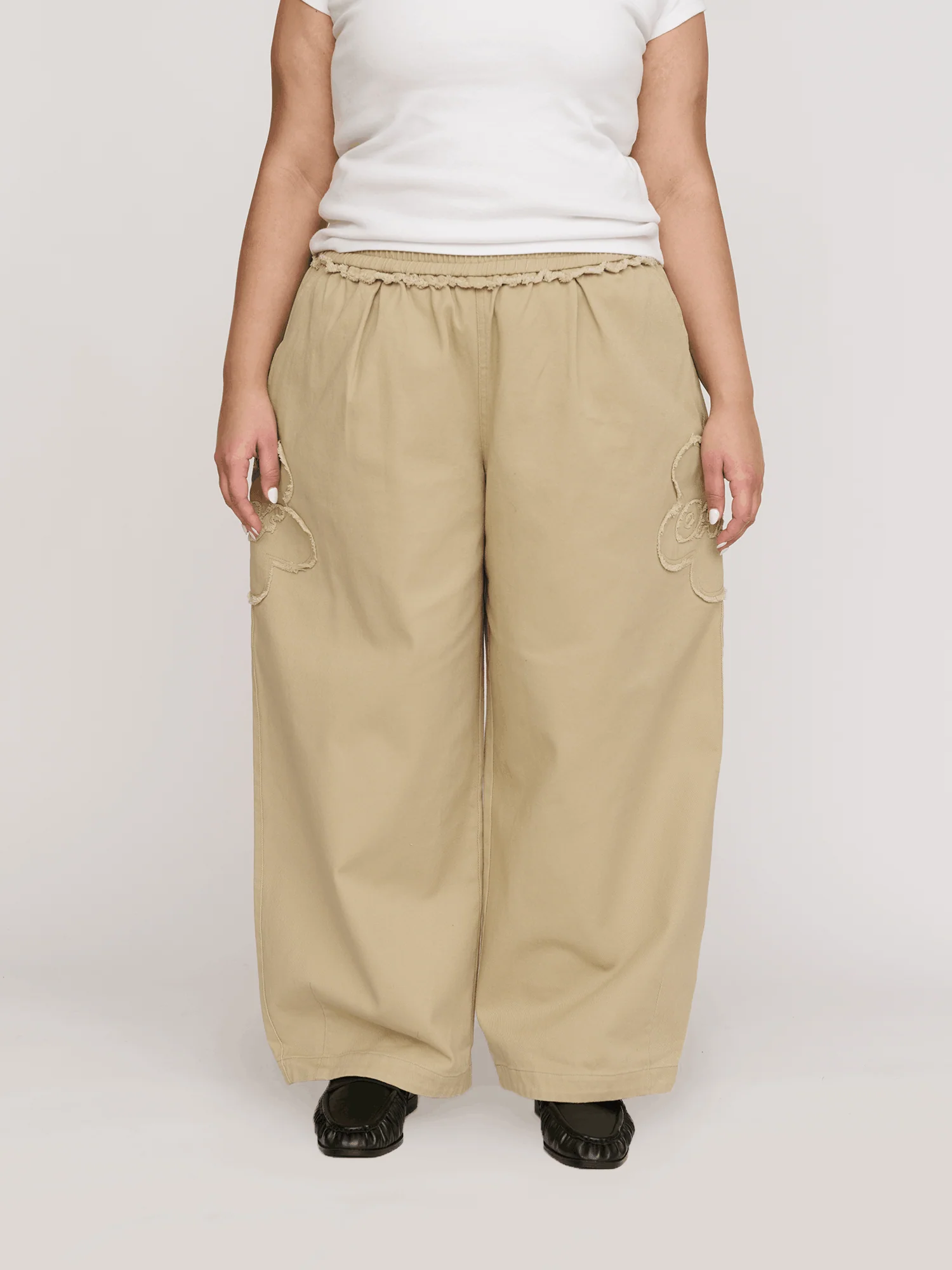 Bev Big Flower Barrel Trousers - Image 6