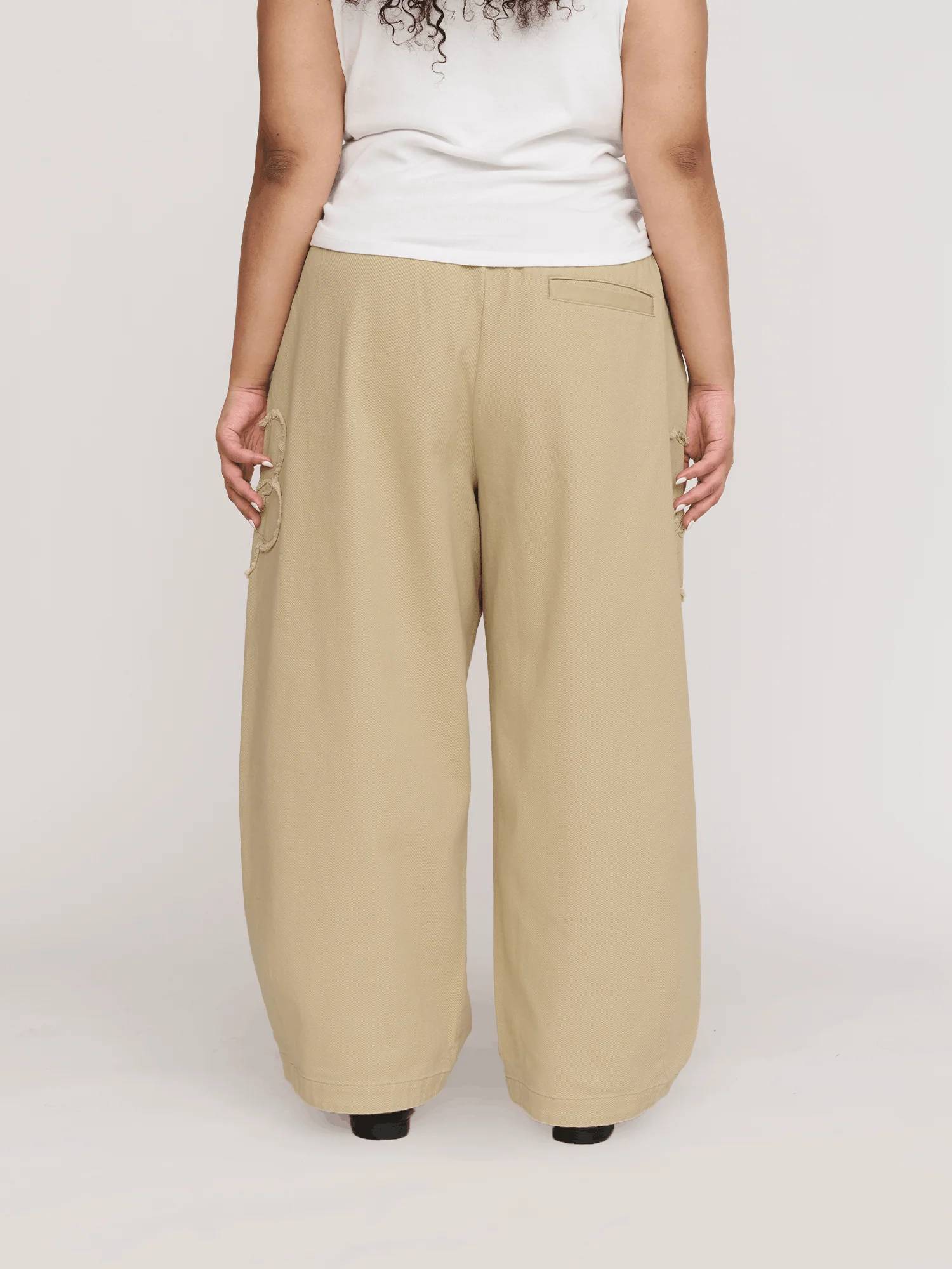 Bev Big Flower Barrel Trousers - Image 8