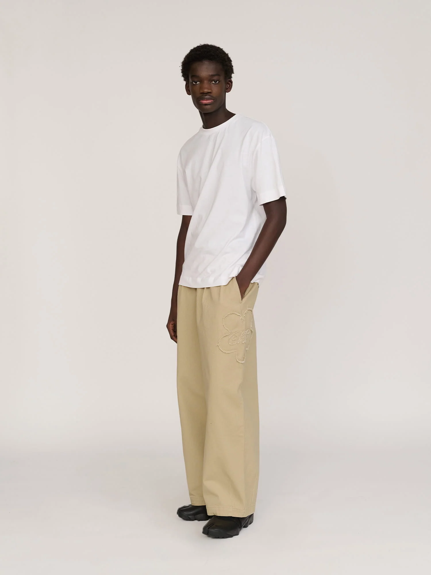 Bev Big Flower Barrel Trousers - Image 9