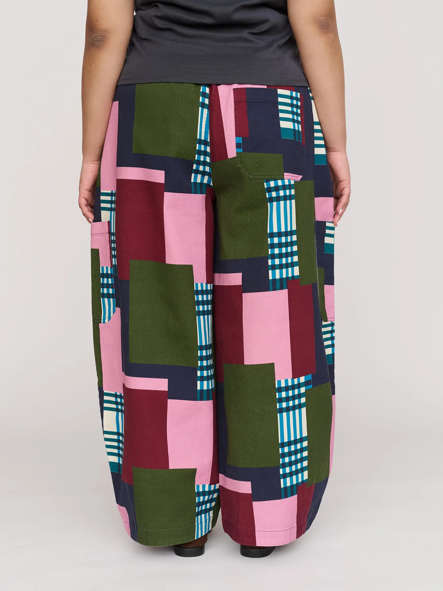 Bev Patched Up Barrel Trousers - Image 9