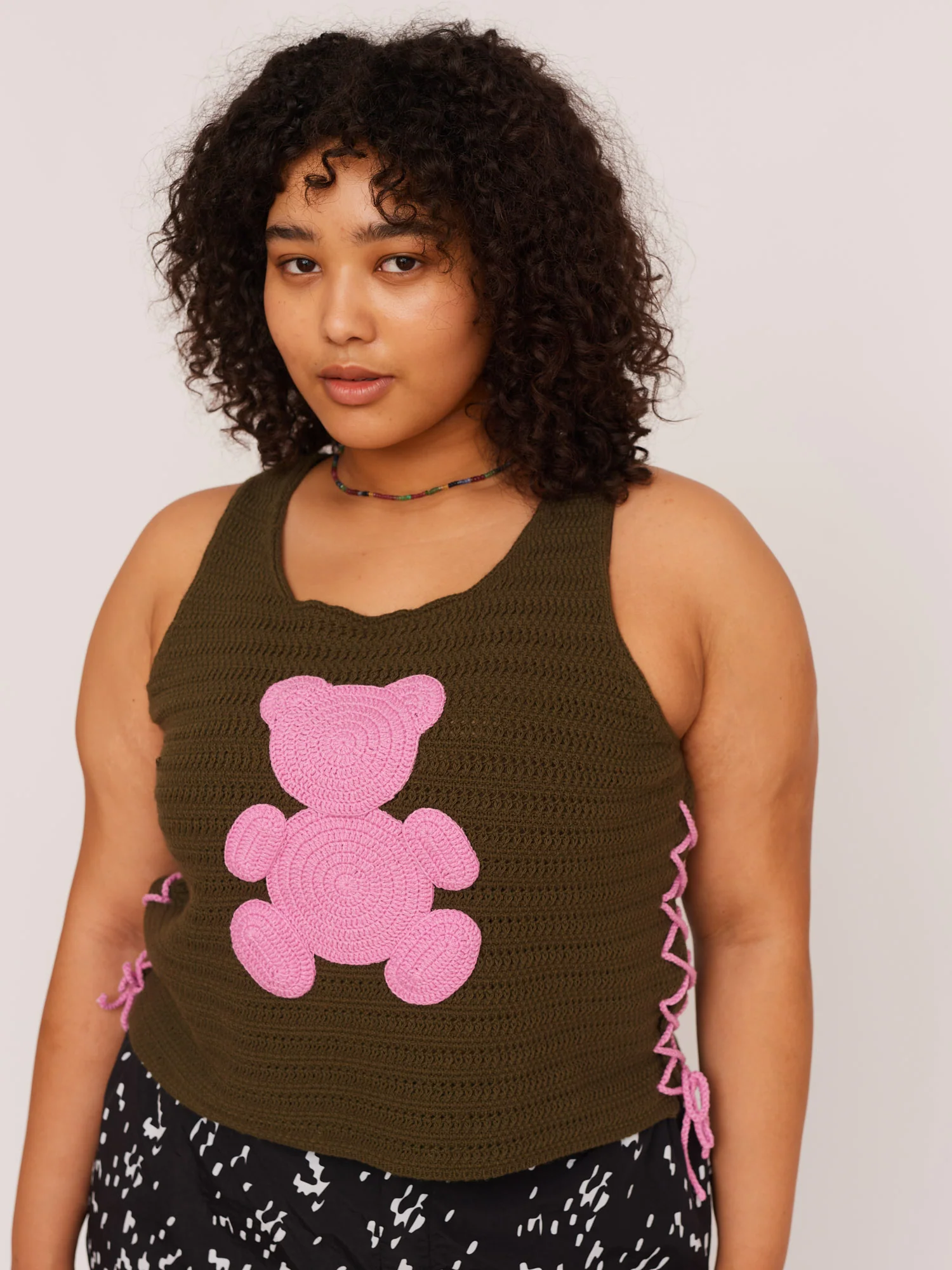 Big Bear Lace Up Top