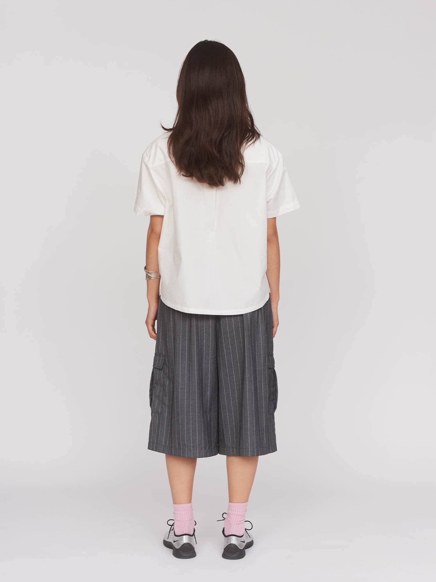 Big Big Flower White Shirt - Image 7
