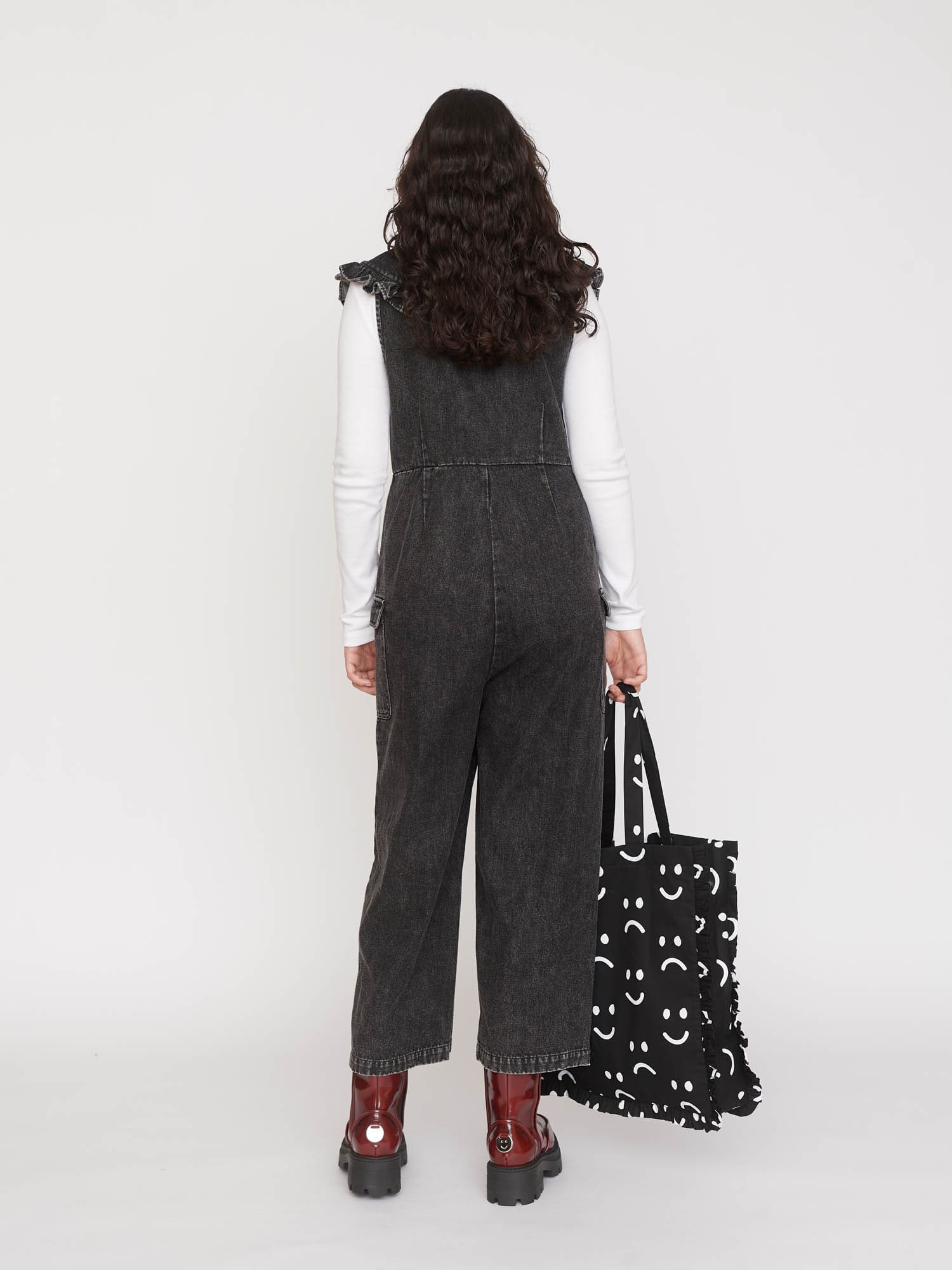 Big Collar Gilet Jumpsuit - Image 5