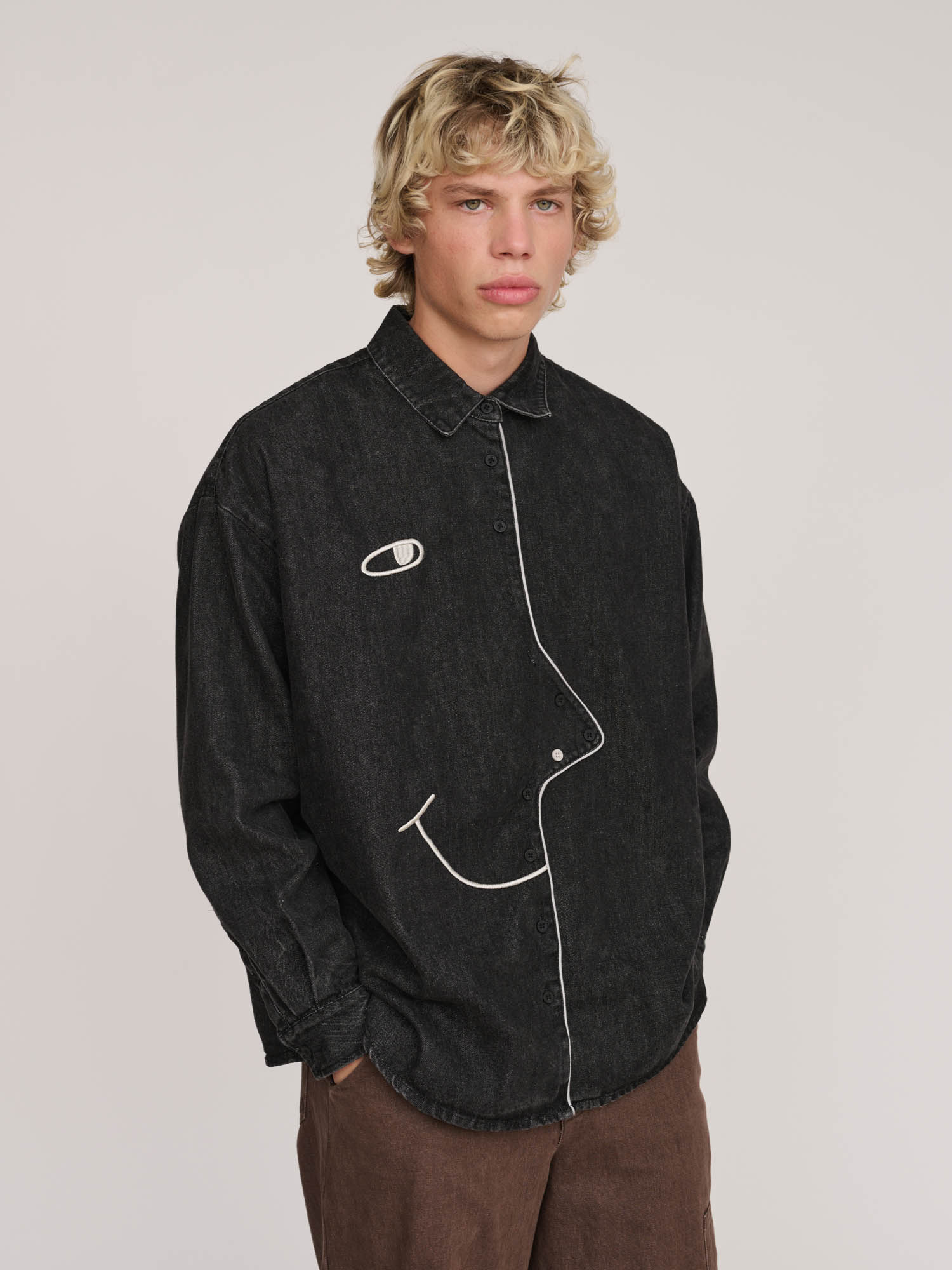 Big Face Denim Shirt