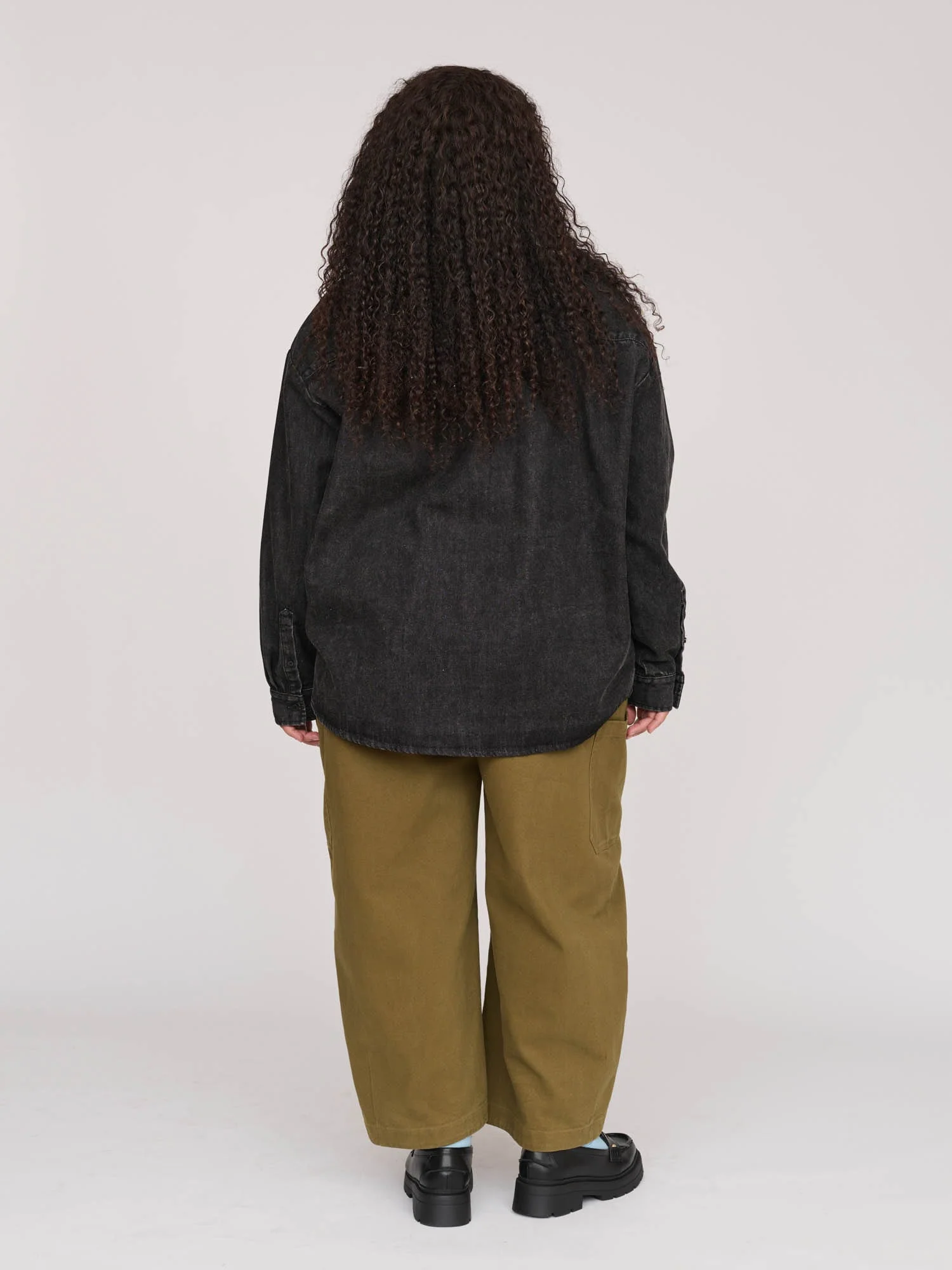 Big Face Denim Shirt - Image 9