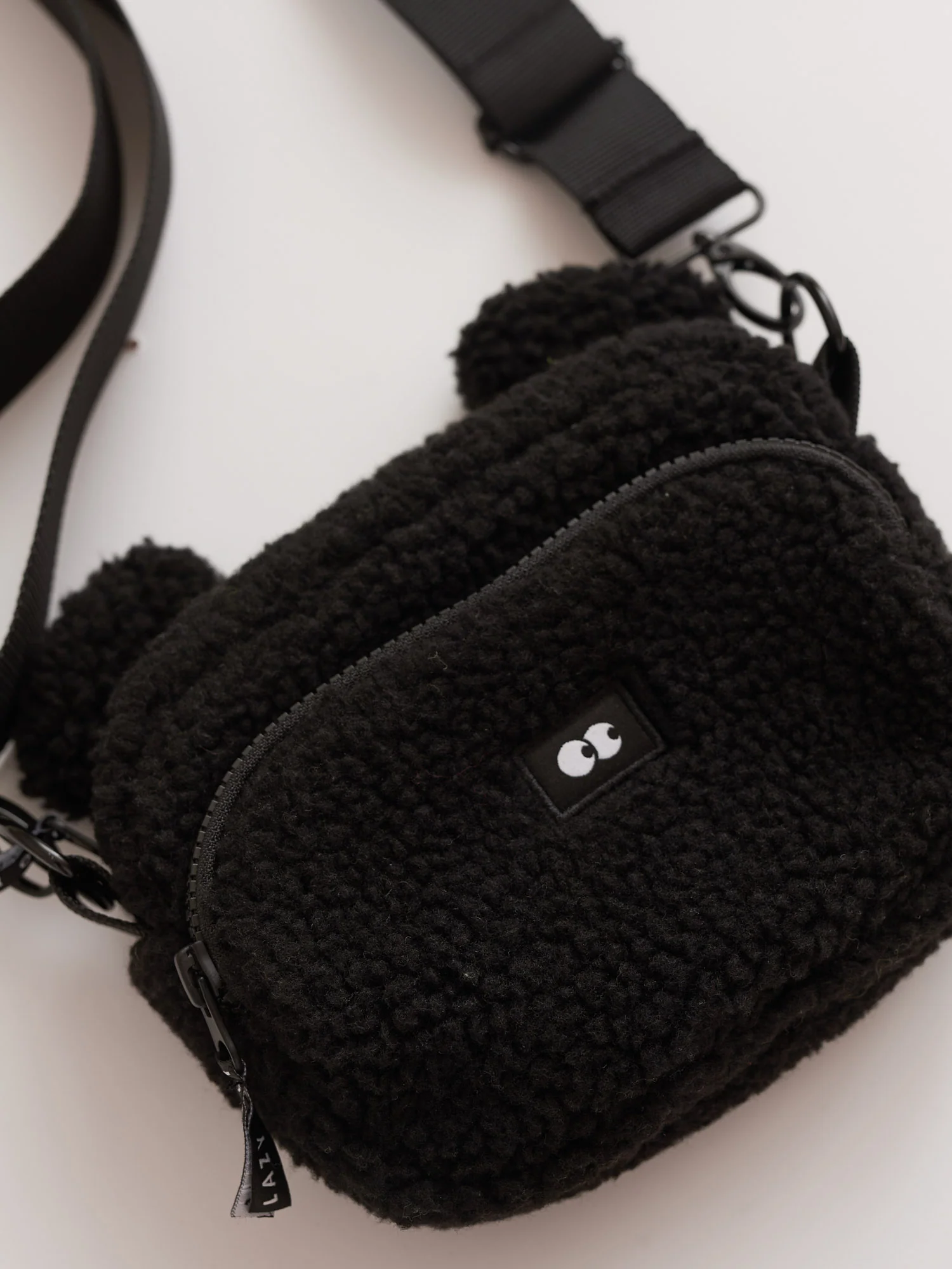 Black Fleece Bear Bag - Image 4