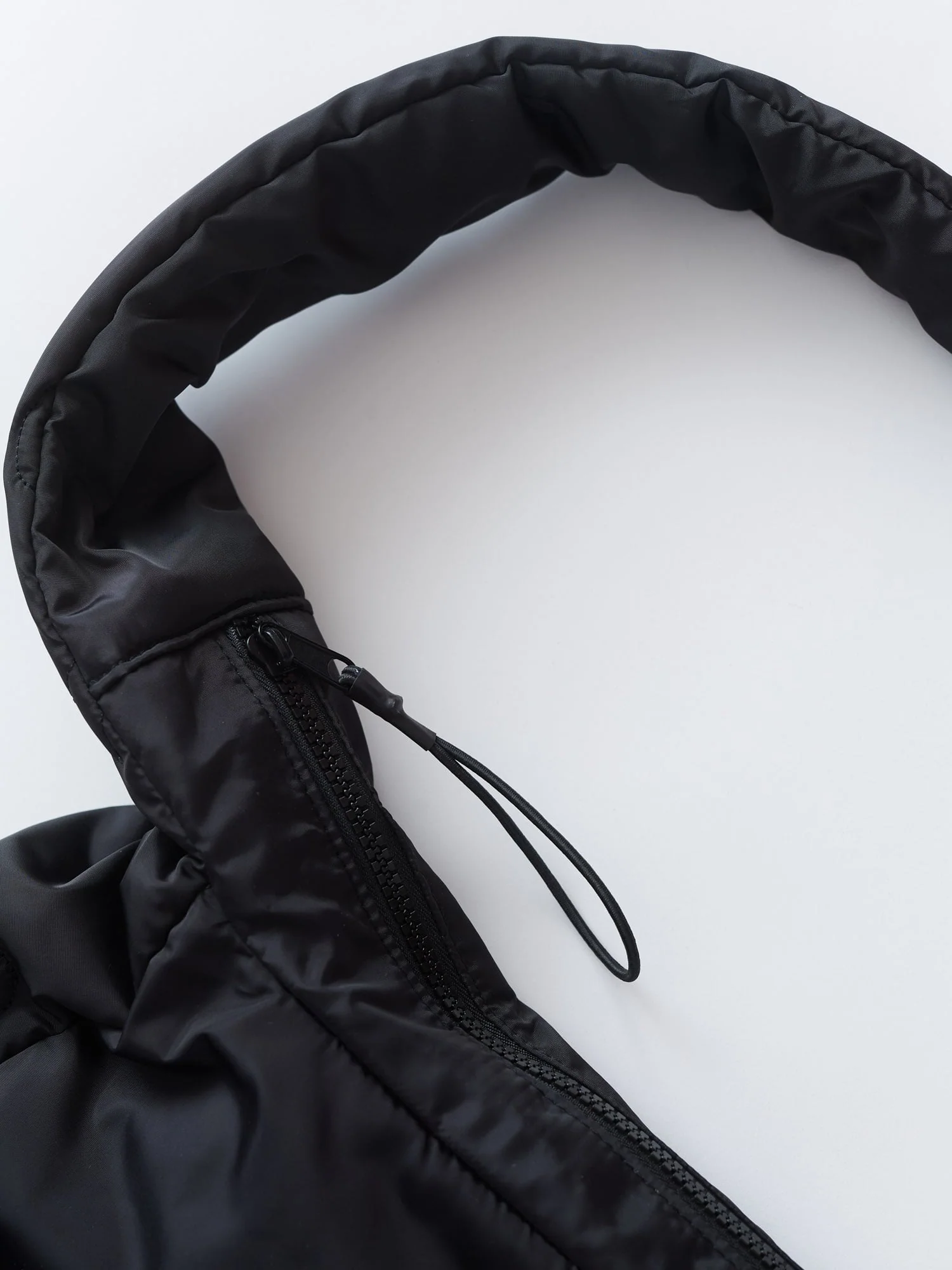 Black Happy Sad Quilted Bag - Image 4