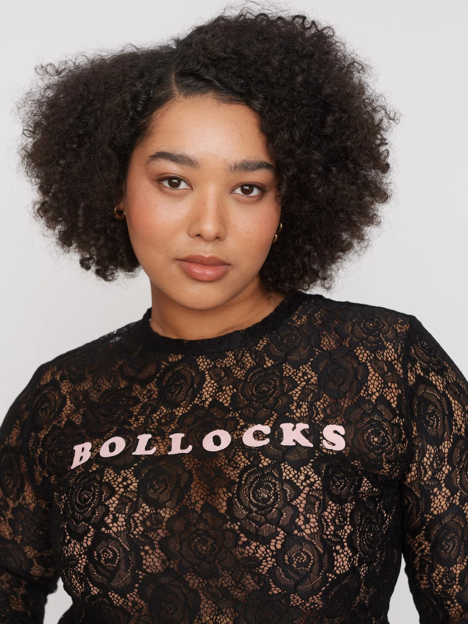 Bollocks Lacy Black Top - Image 4