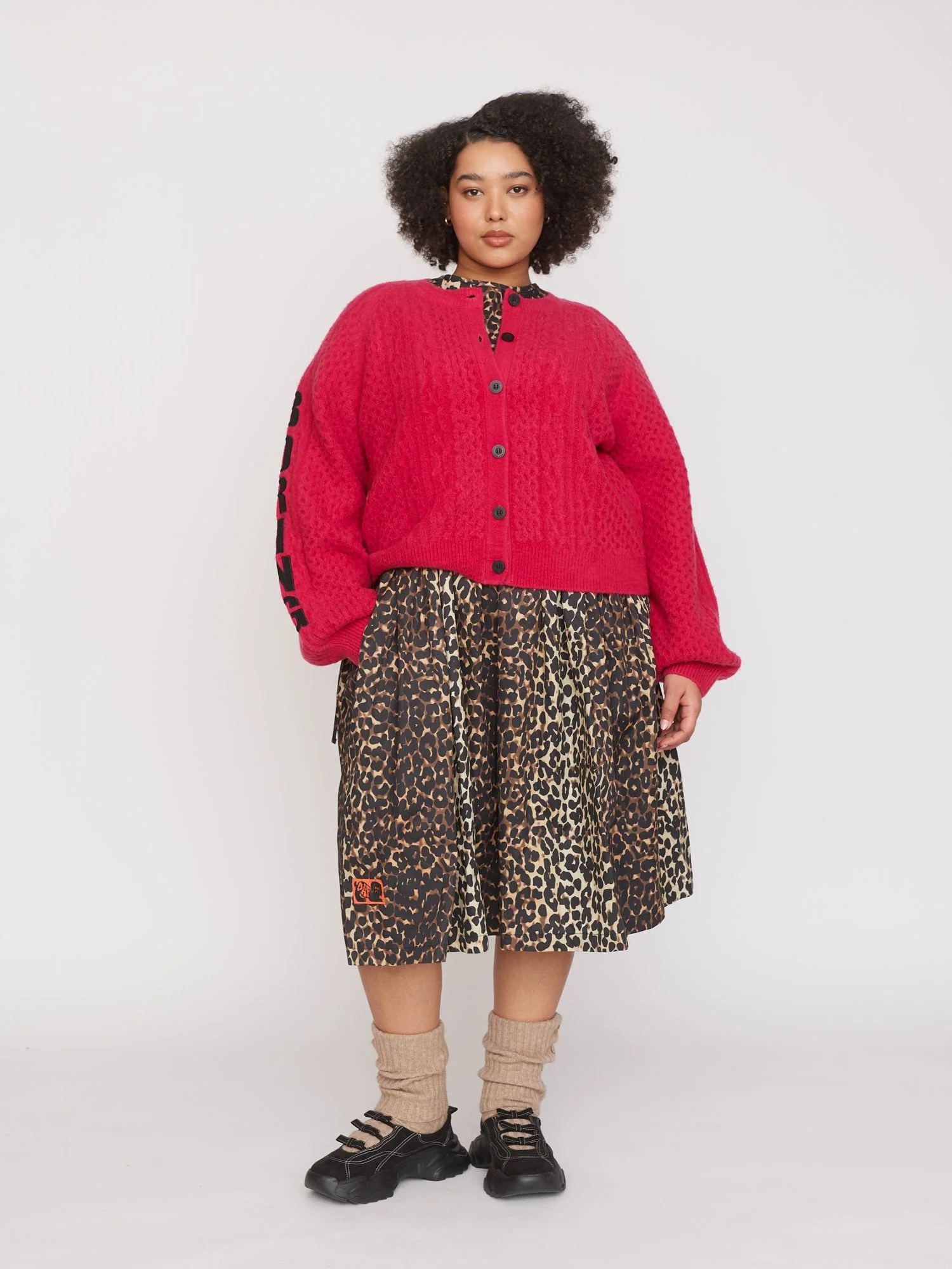 Boring Cable Knit Cardigan - Image 5