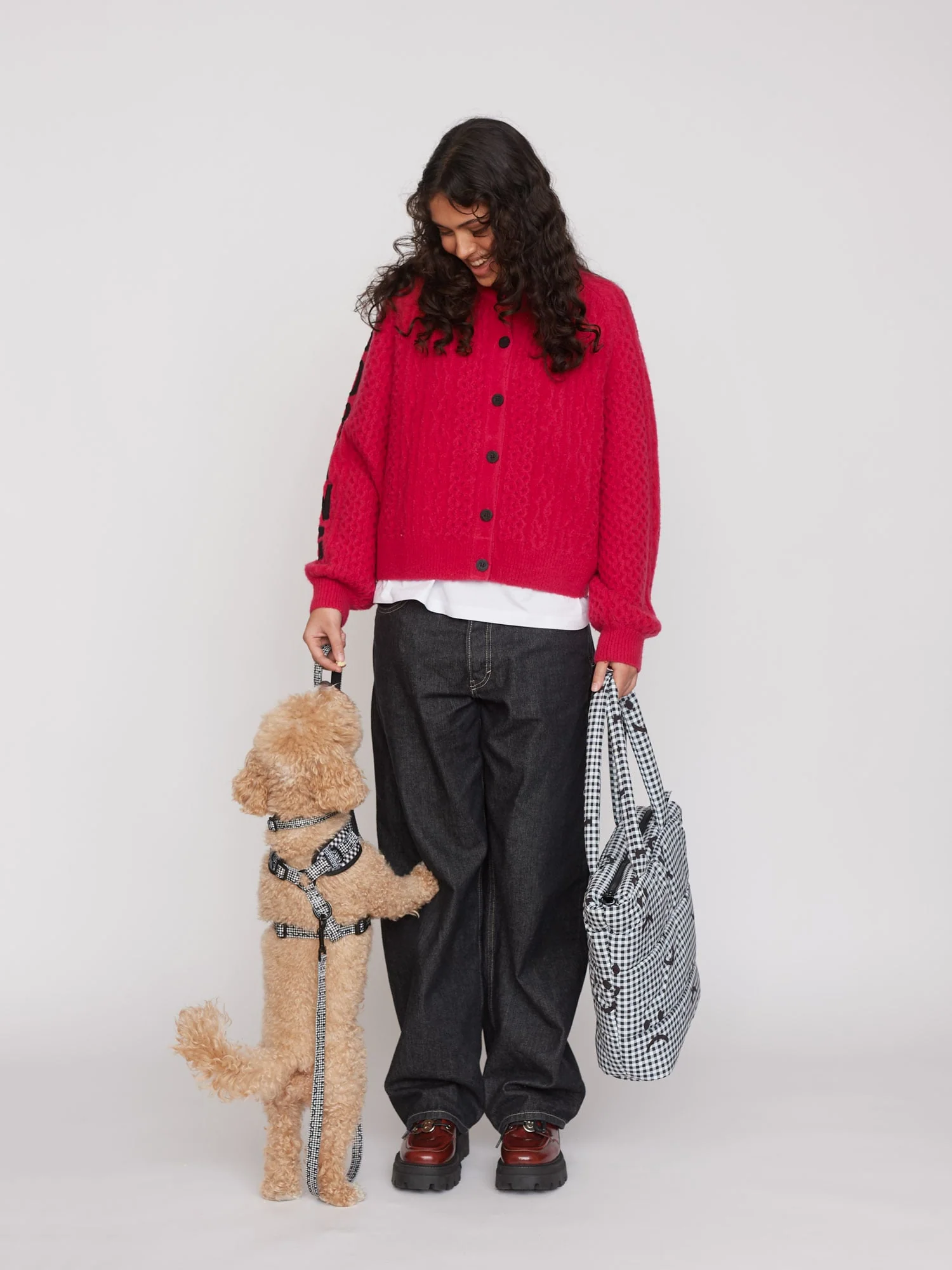 Boring Cable Knit Cardigan - Image 8