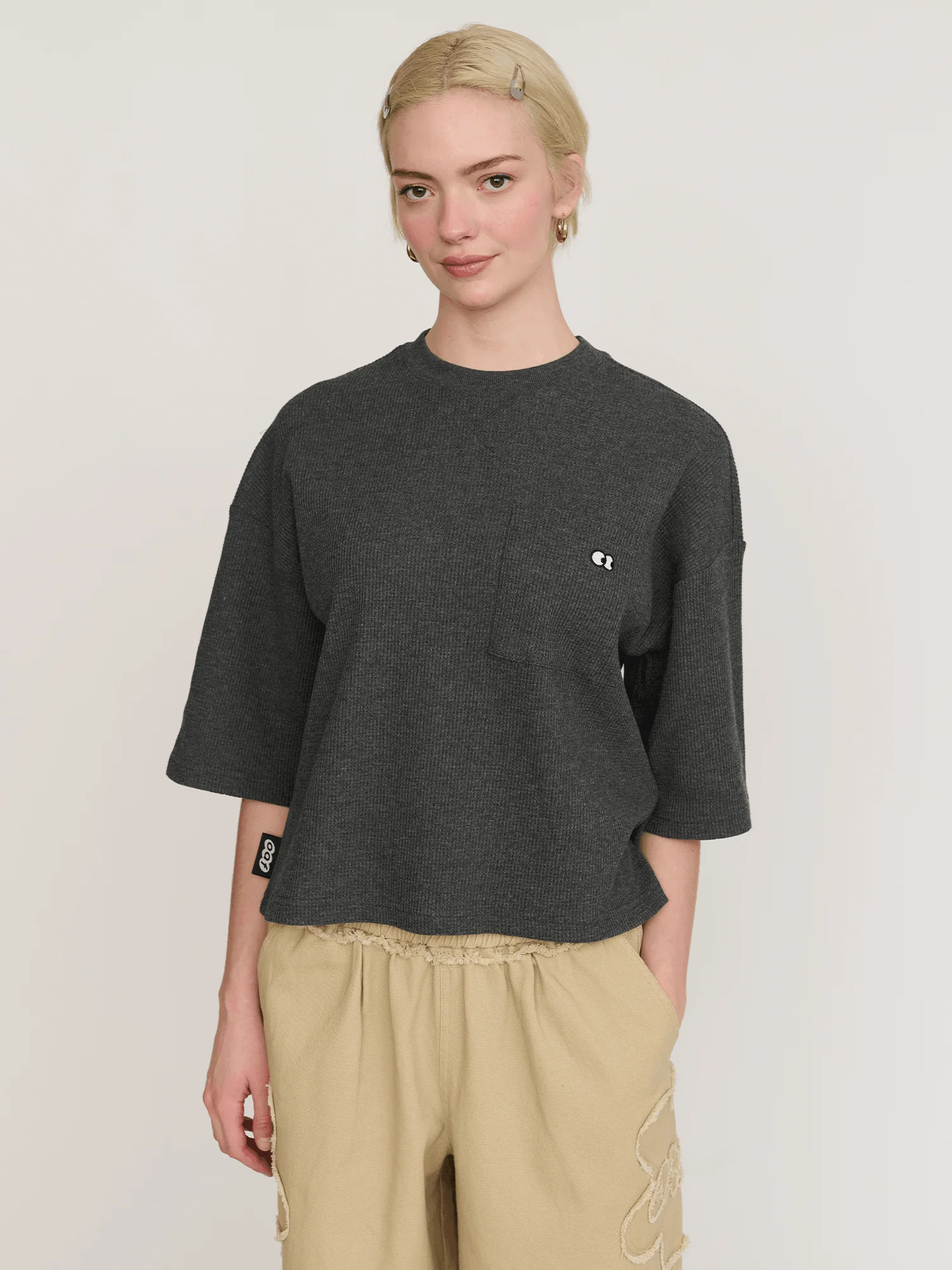 Boxy Waffle T-shirt - Image 5
