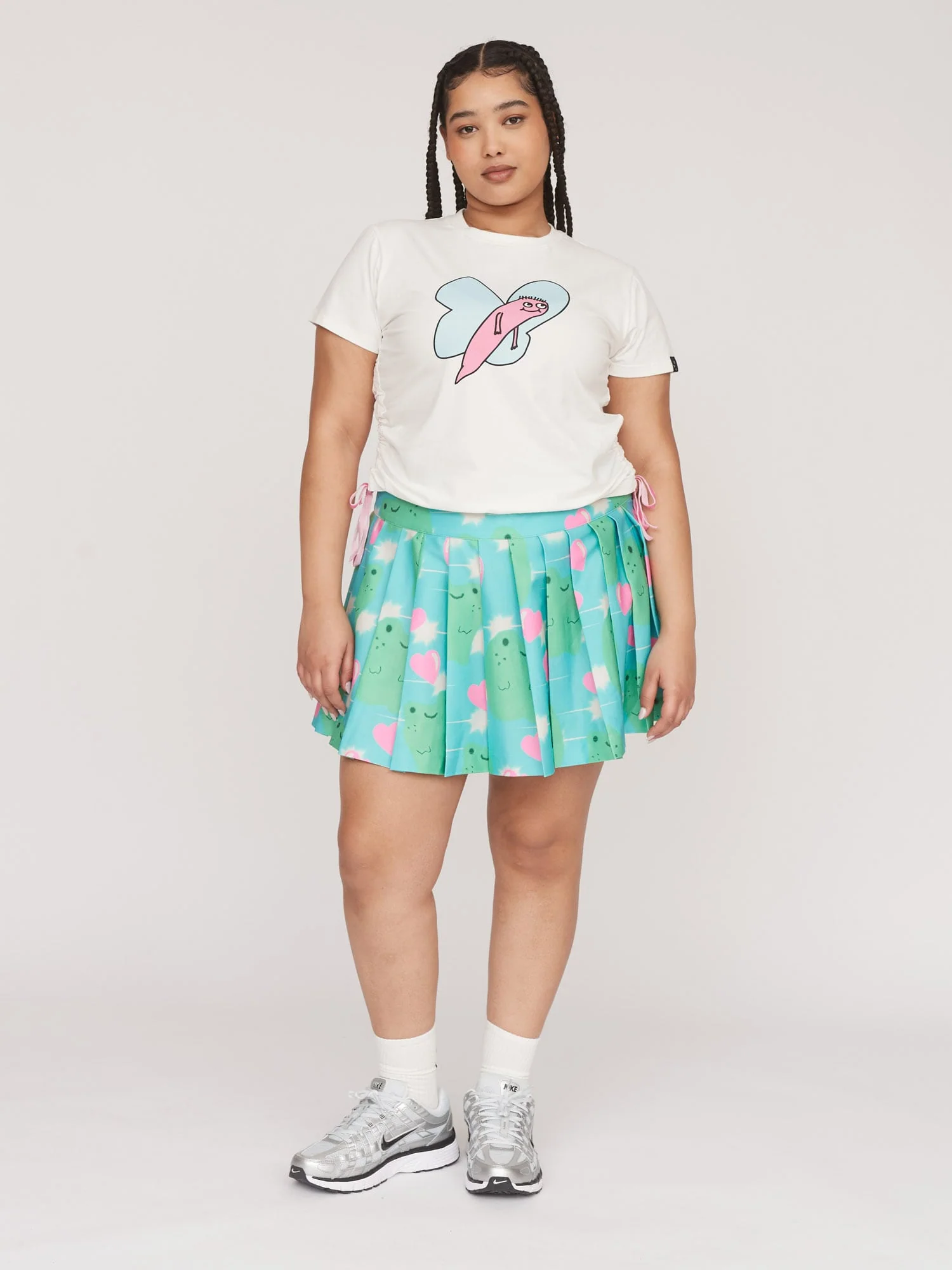 Butterfly Effect Rouched Fitted Tee - Image 5