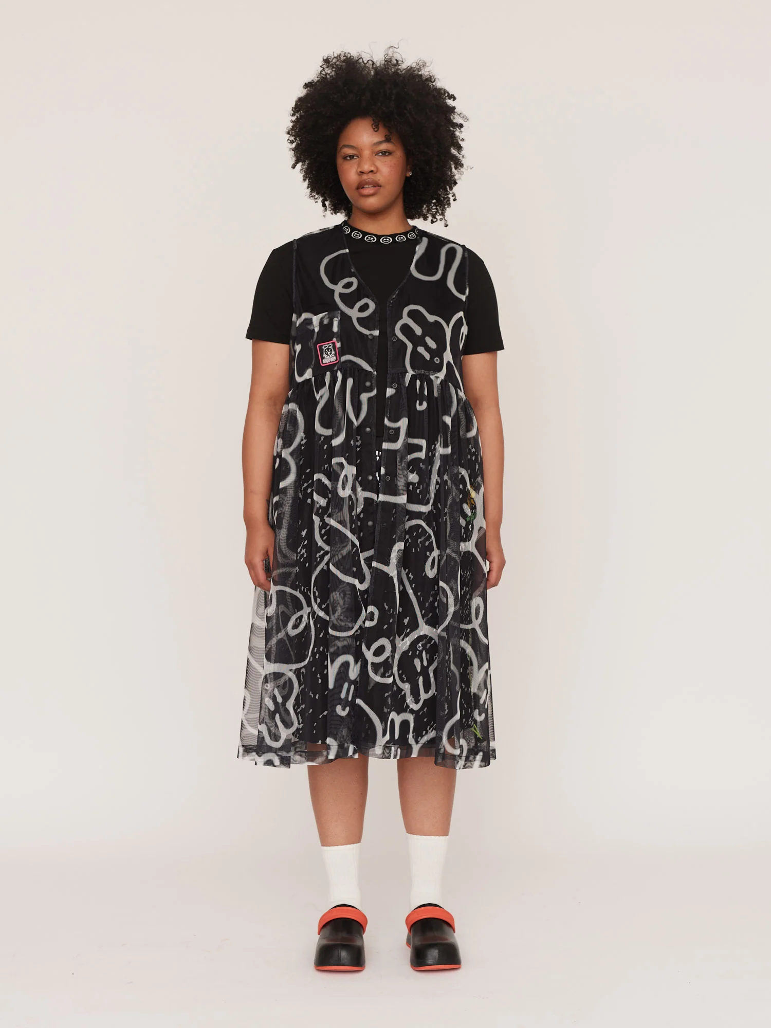 Butterfly Mesh Dress