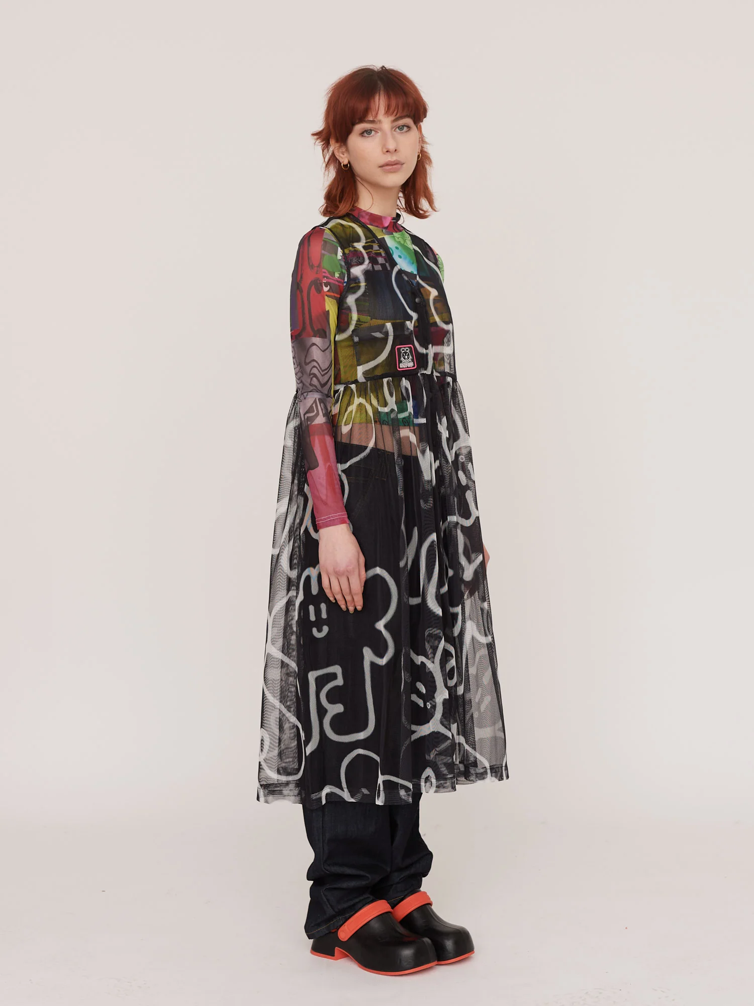 Butterfly Mesh Dress - Image 2