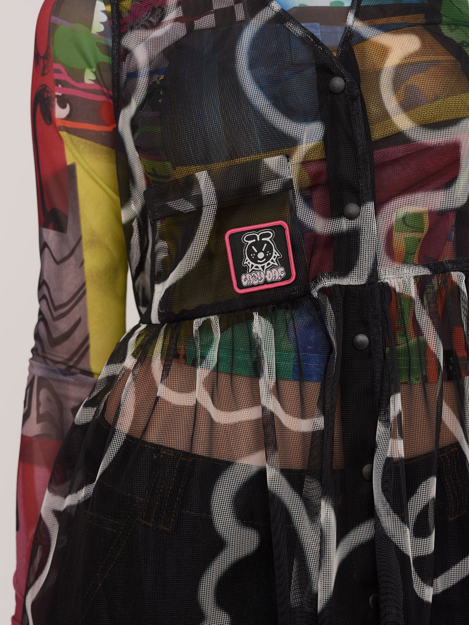 Butterfly Mesh Dress - Image 7