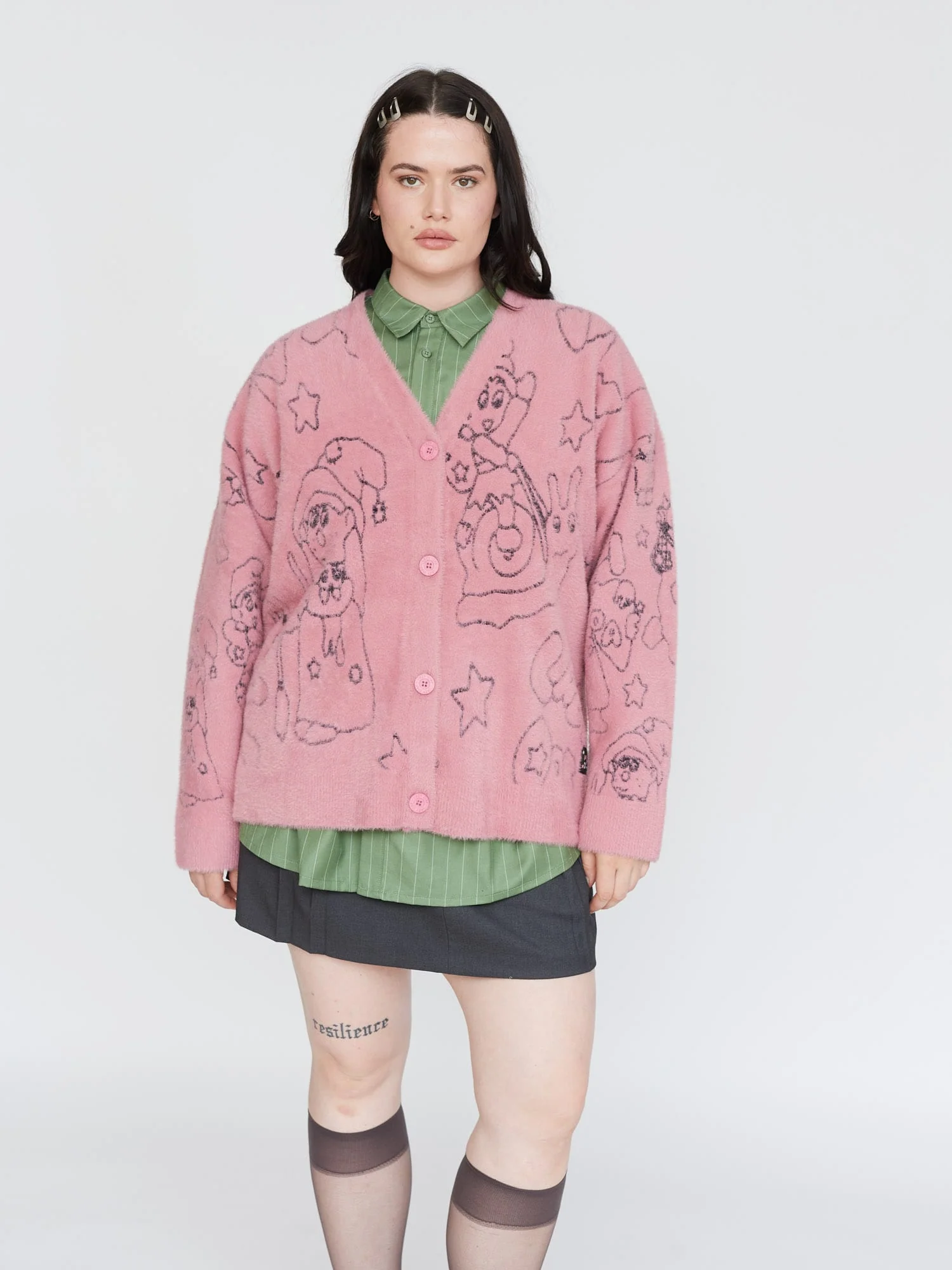 Cast A Spell Fluffy Knit Cardigan