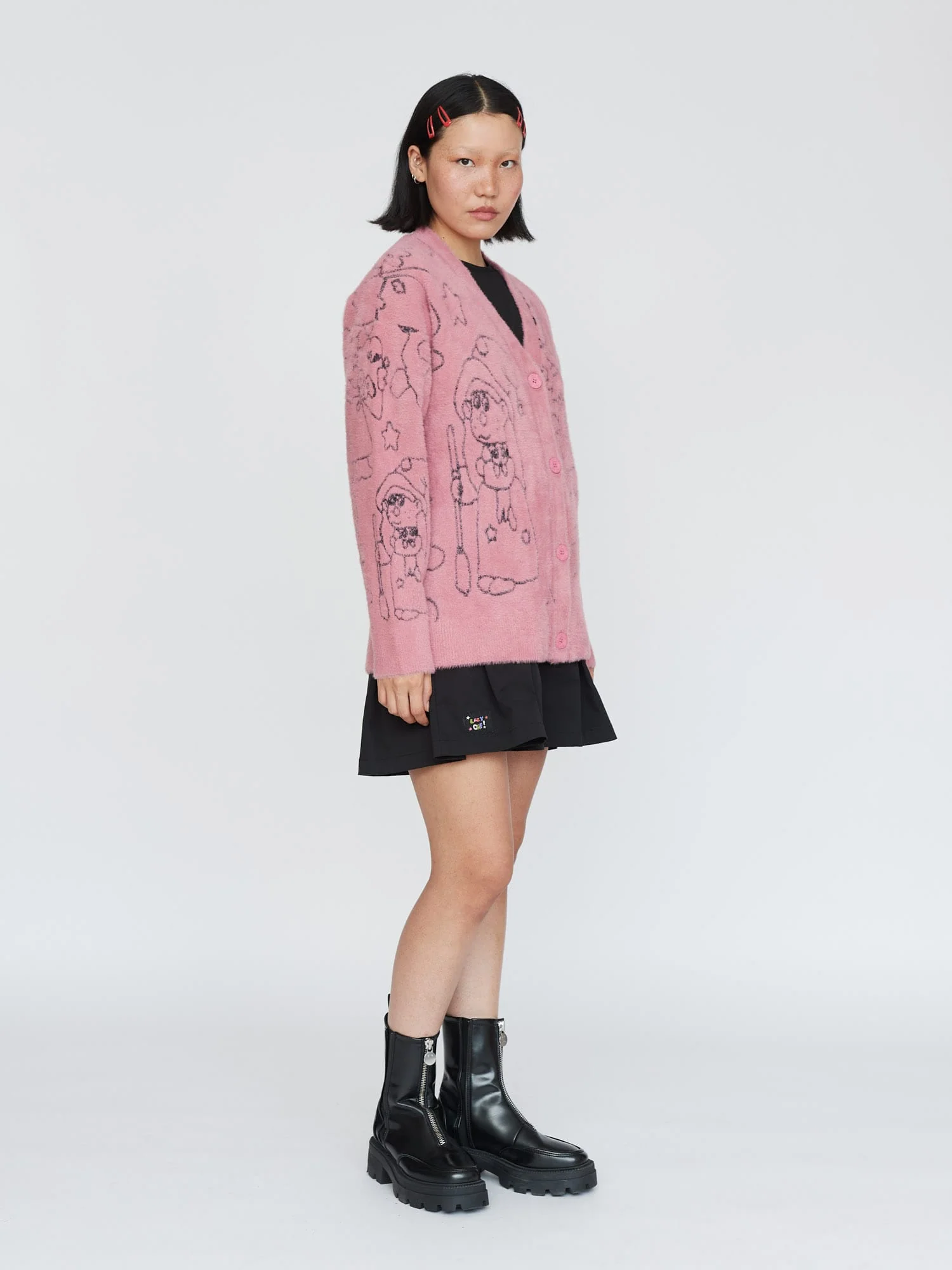 Cast A Spell Fluffy Knit Cardigan - Image 6