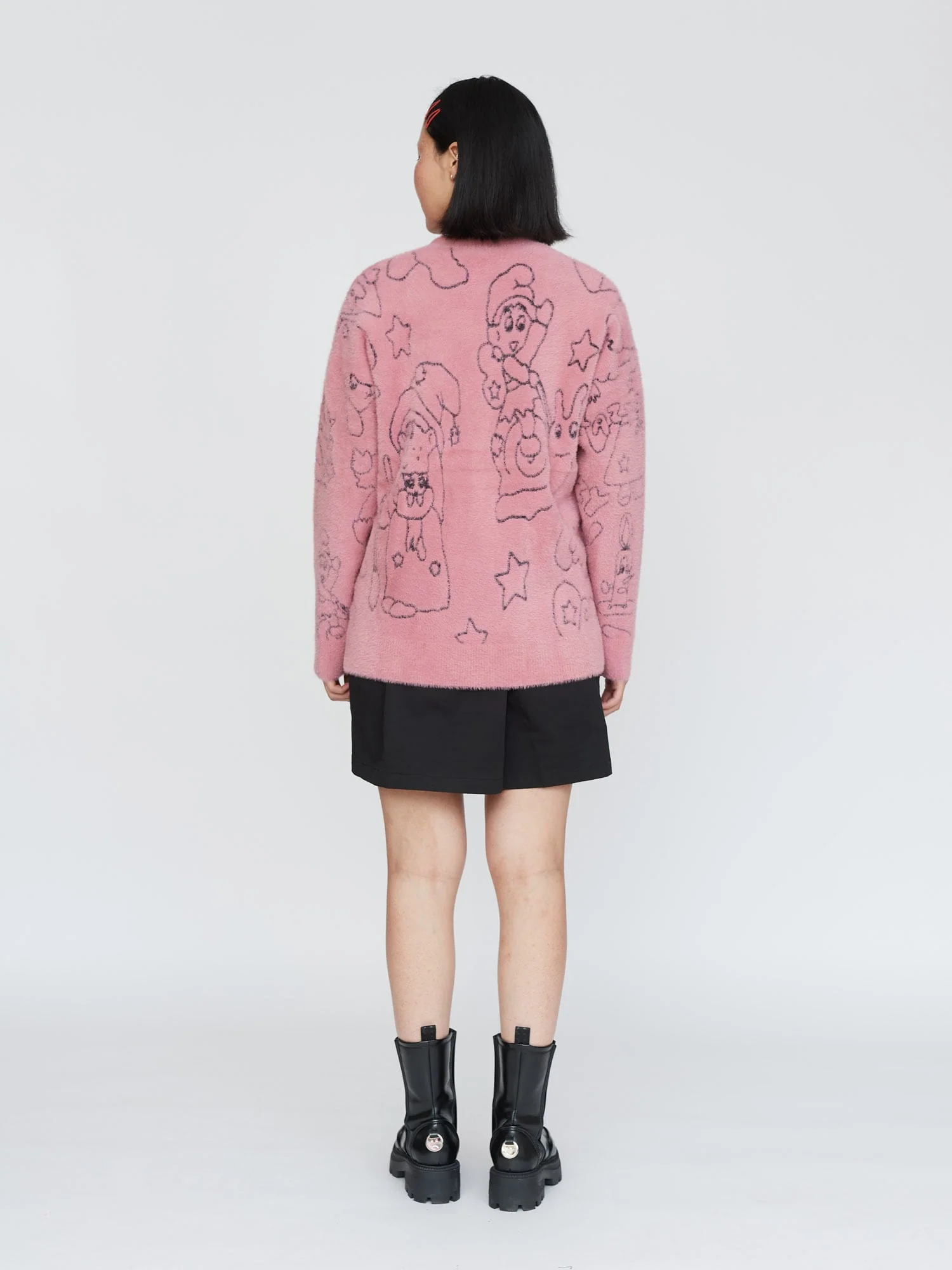 Cast A Spell Fluffy Knit Cardigan - Image 8