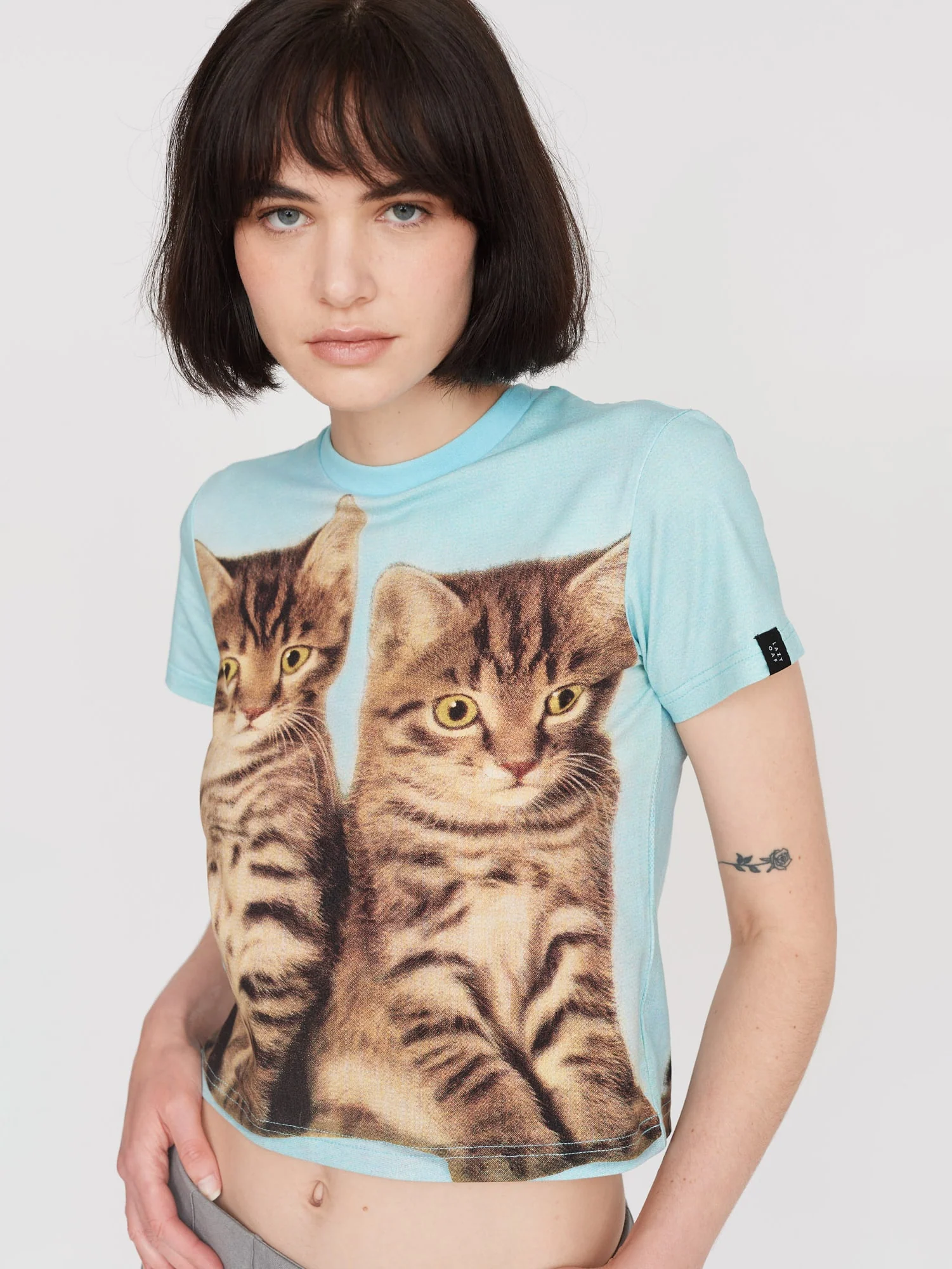 Cat Pals Fitted Tee - Image 7