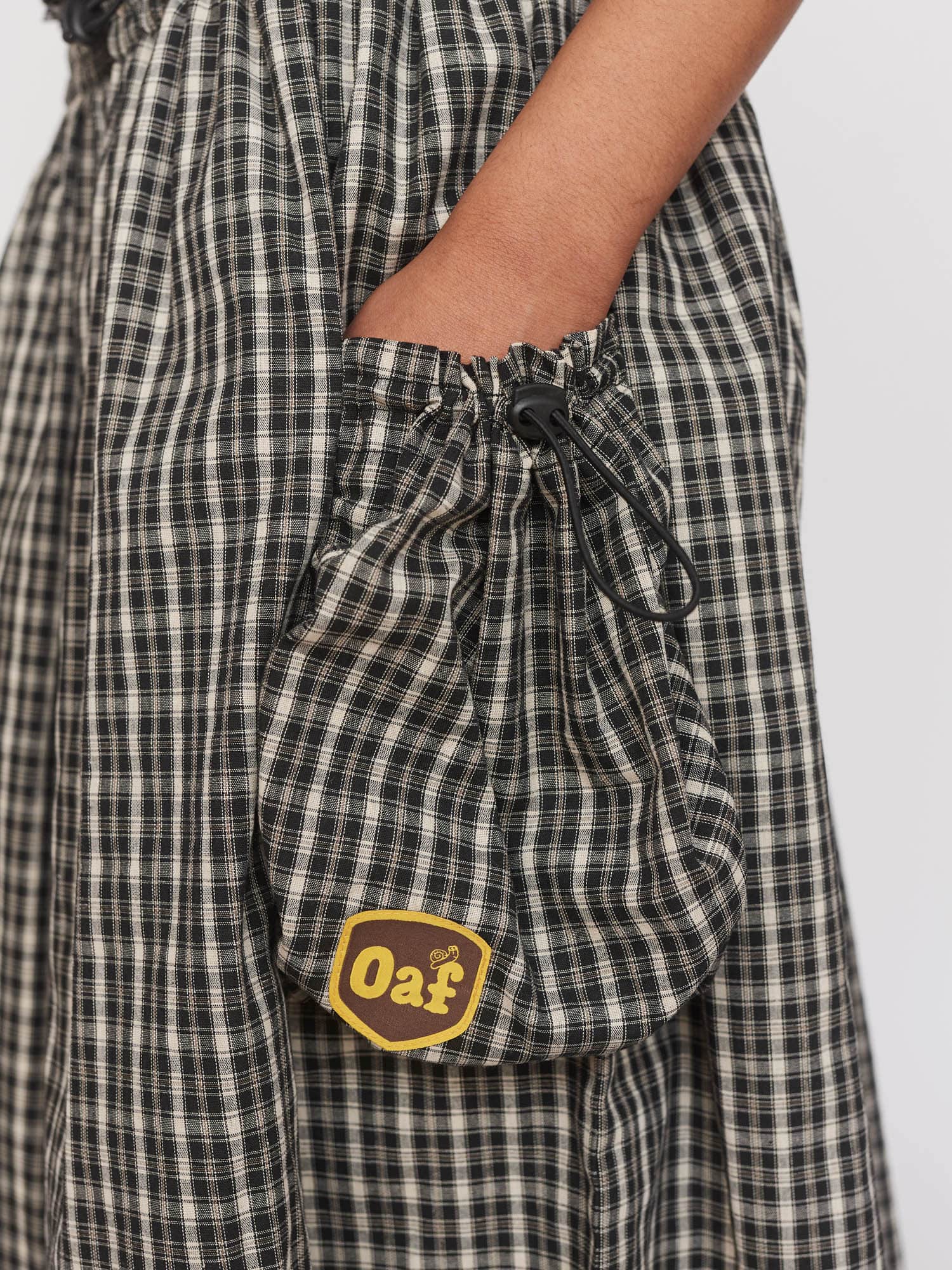 Checked Out Black Skirt - Image 3