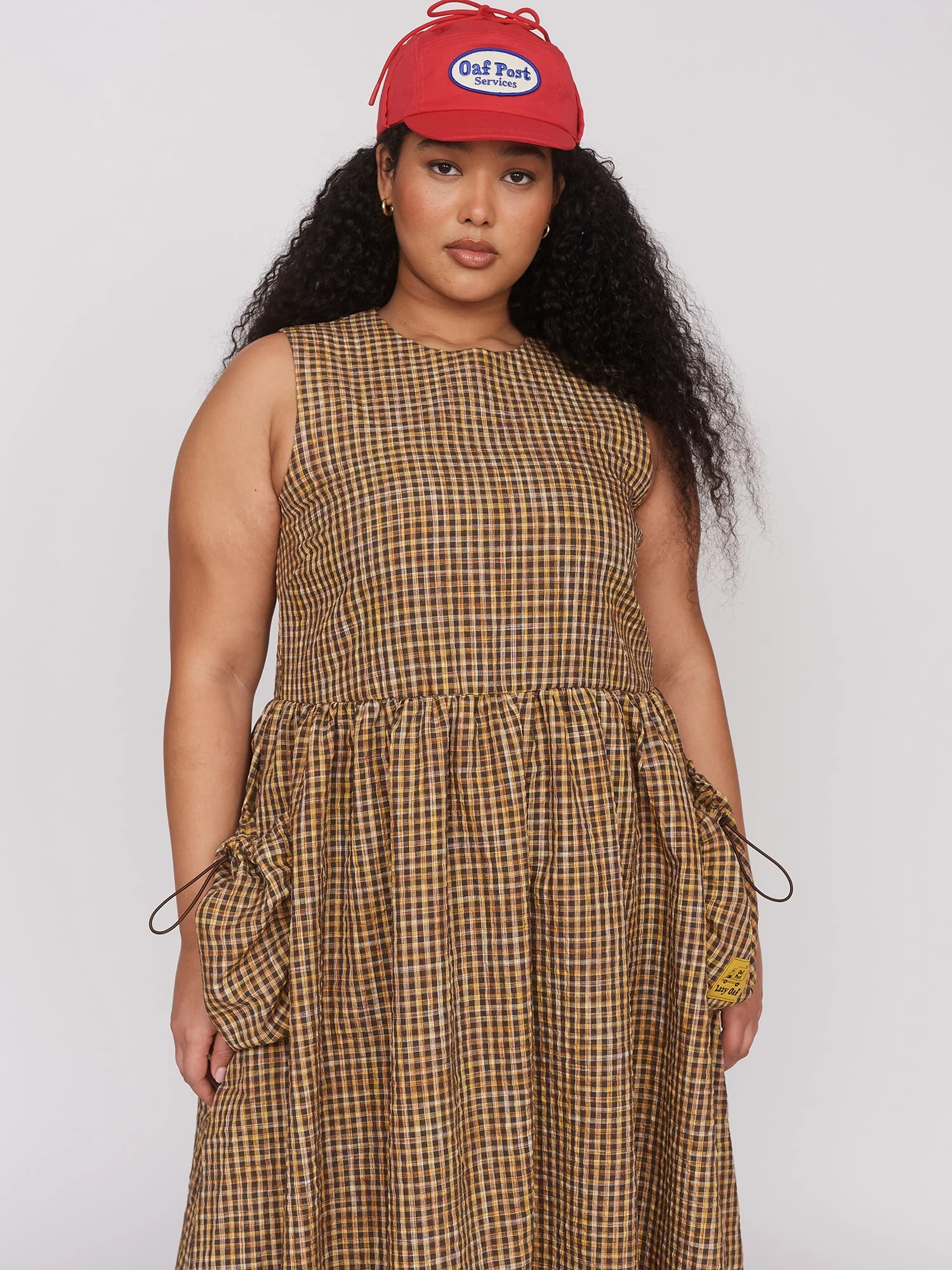 Checked Out Midi Dress - Image 2