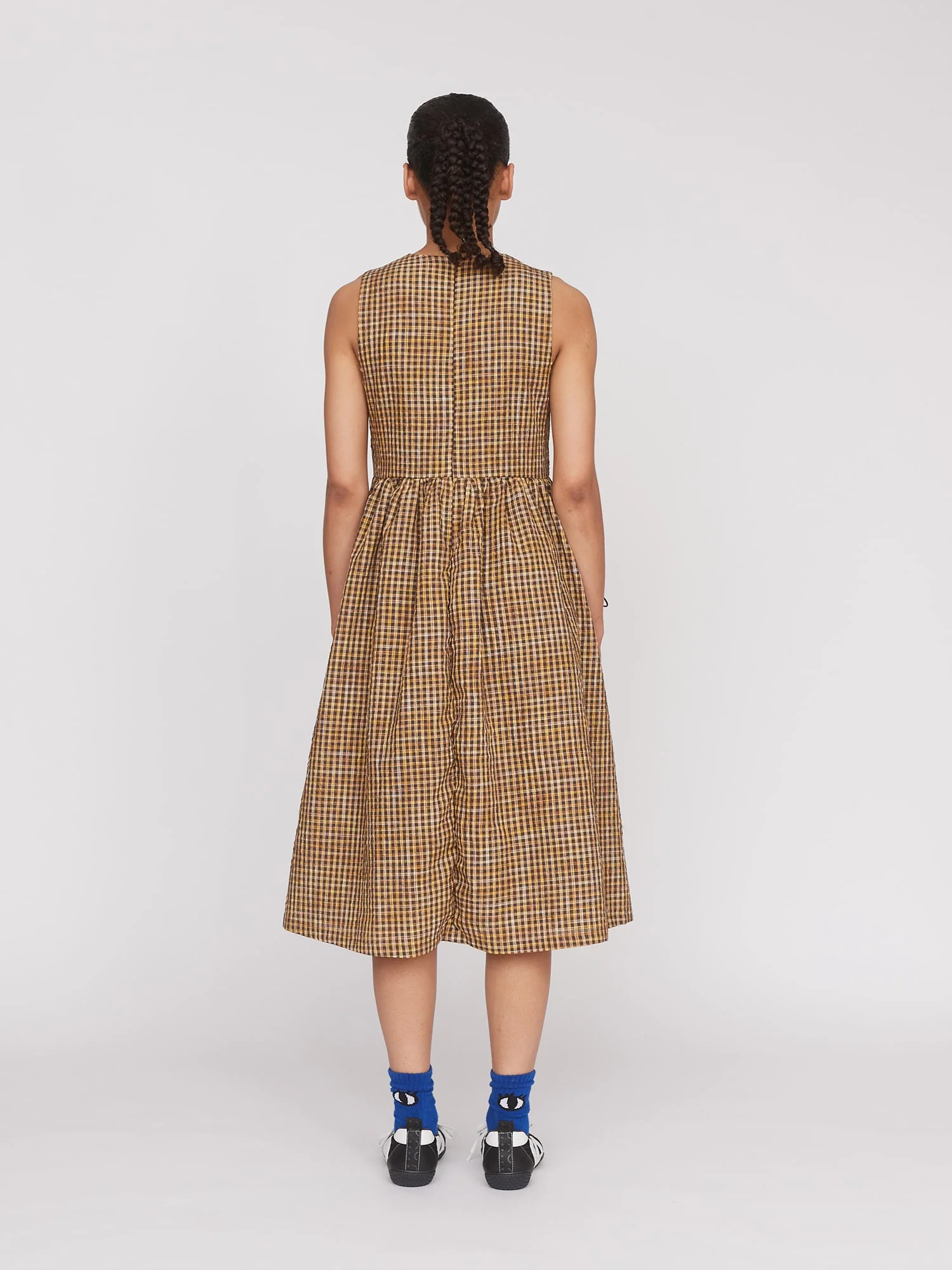 Checked Out Midi Dress - Image 7
