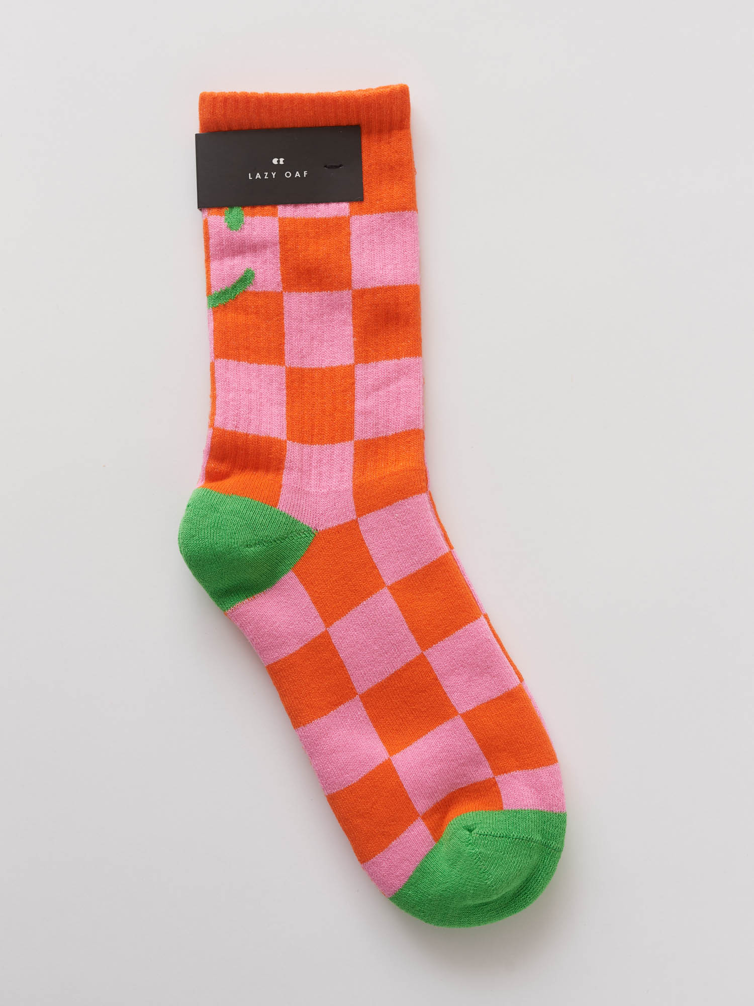 Checkerboard Happy Sad Socks - Image 2