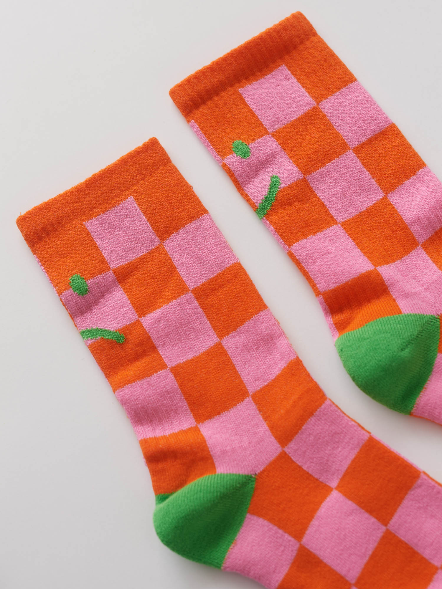 Checkerboard Happy Sad Socks - Image 3