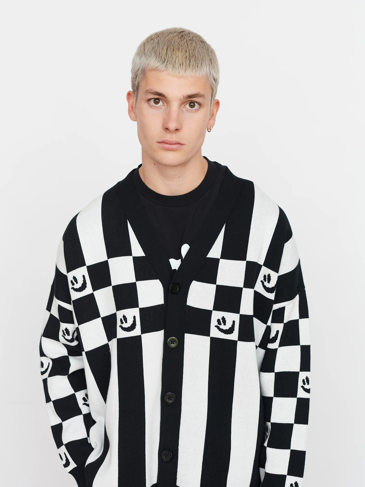 Checkered Oaf Cardigan - Image 4