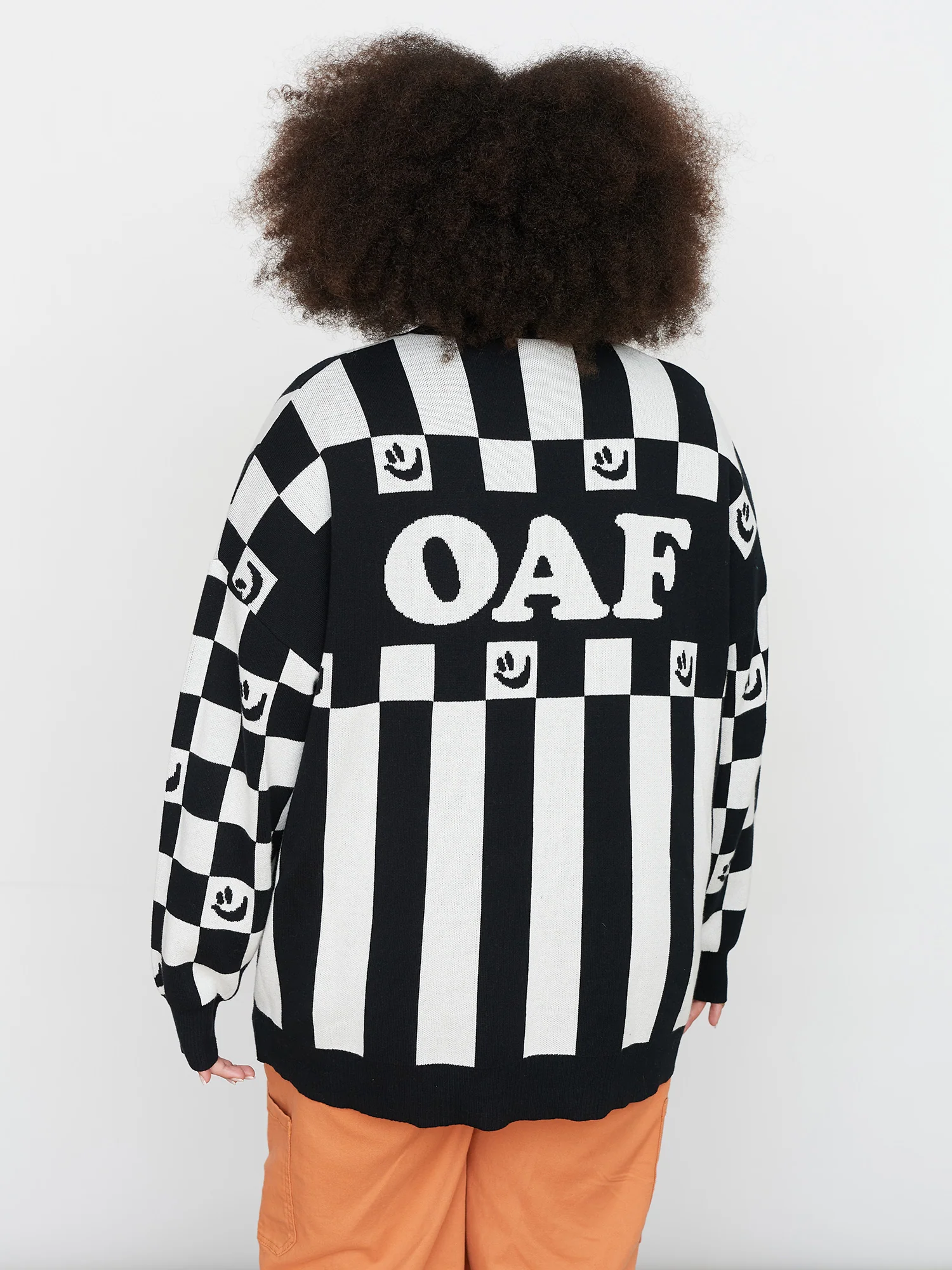Checkered Oaf Cardigan - Image 5