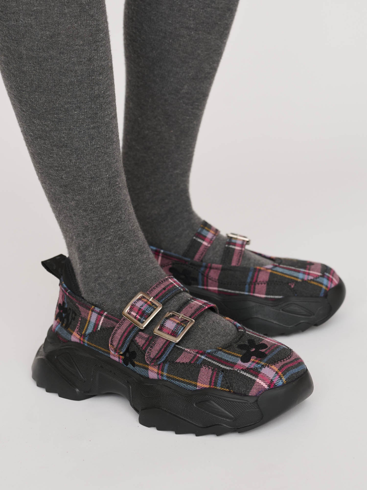 Checks Sneaker Mary Janes - Image 4