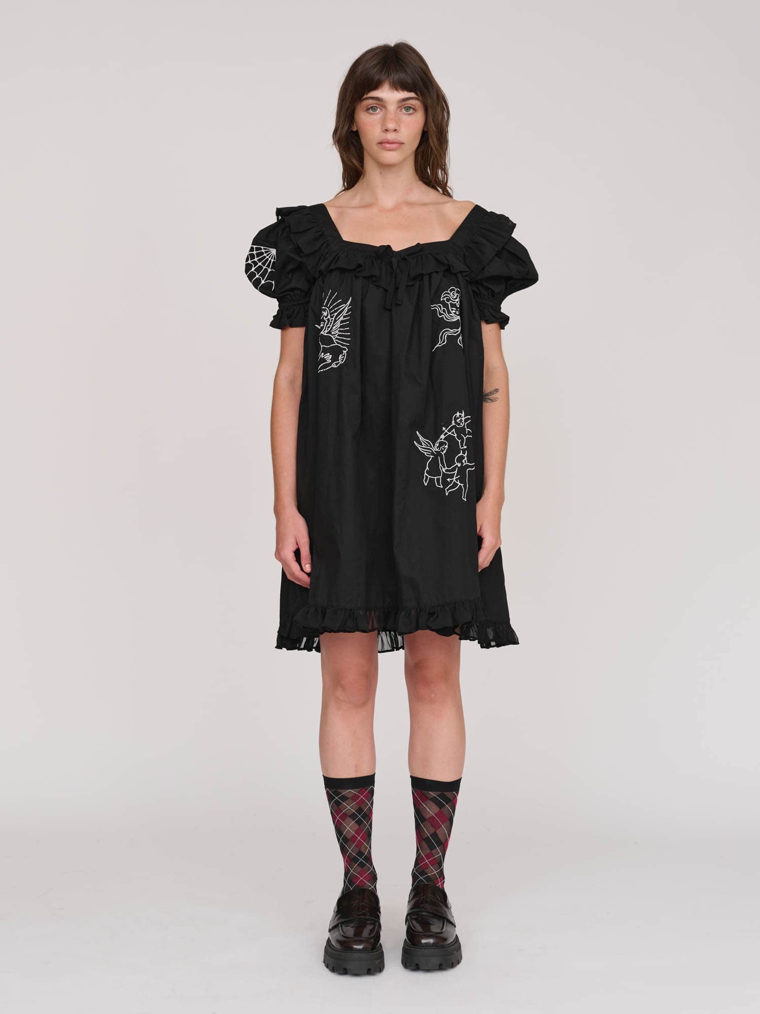 Cherubs Frill Mini Dress - Image 4