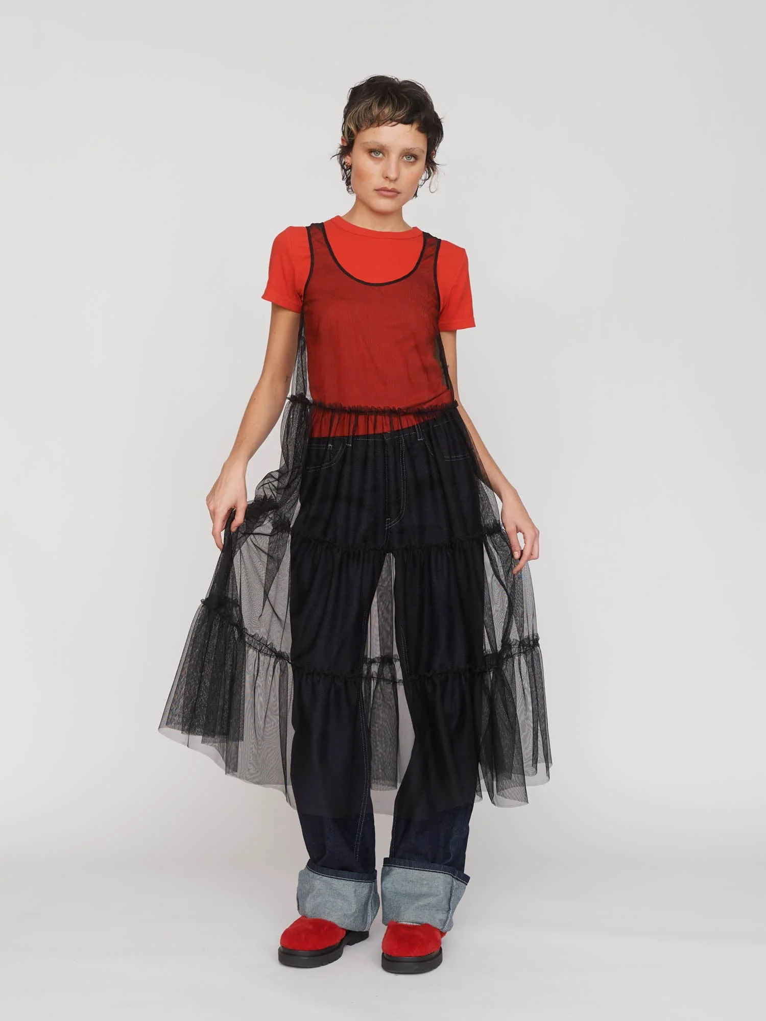 Chuck On Tulle Dress